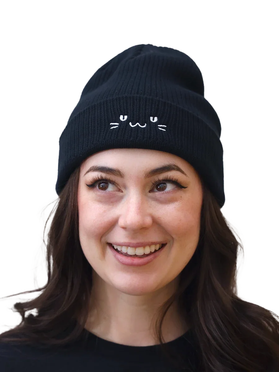 Supurrvisor Face Embroidered Beanie product image (1)