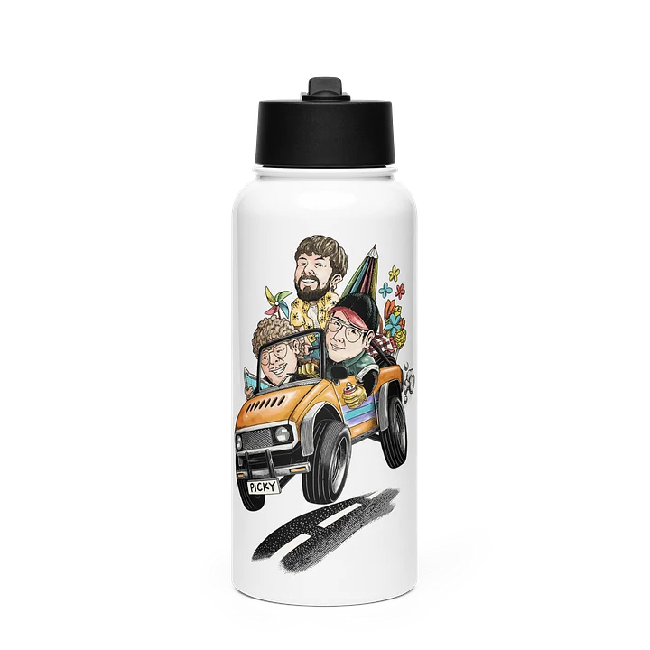 Summer Drive Stainless Steel Water Bottle product image (2)
