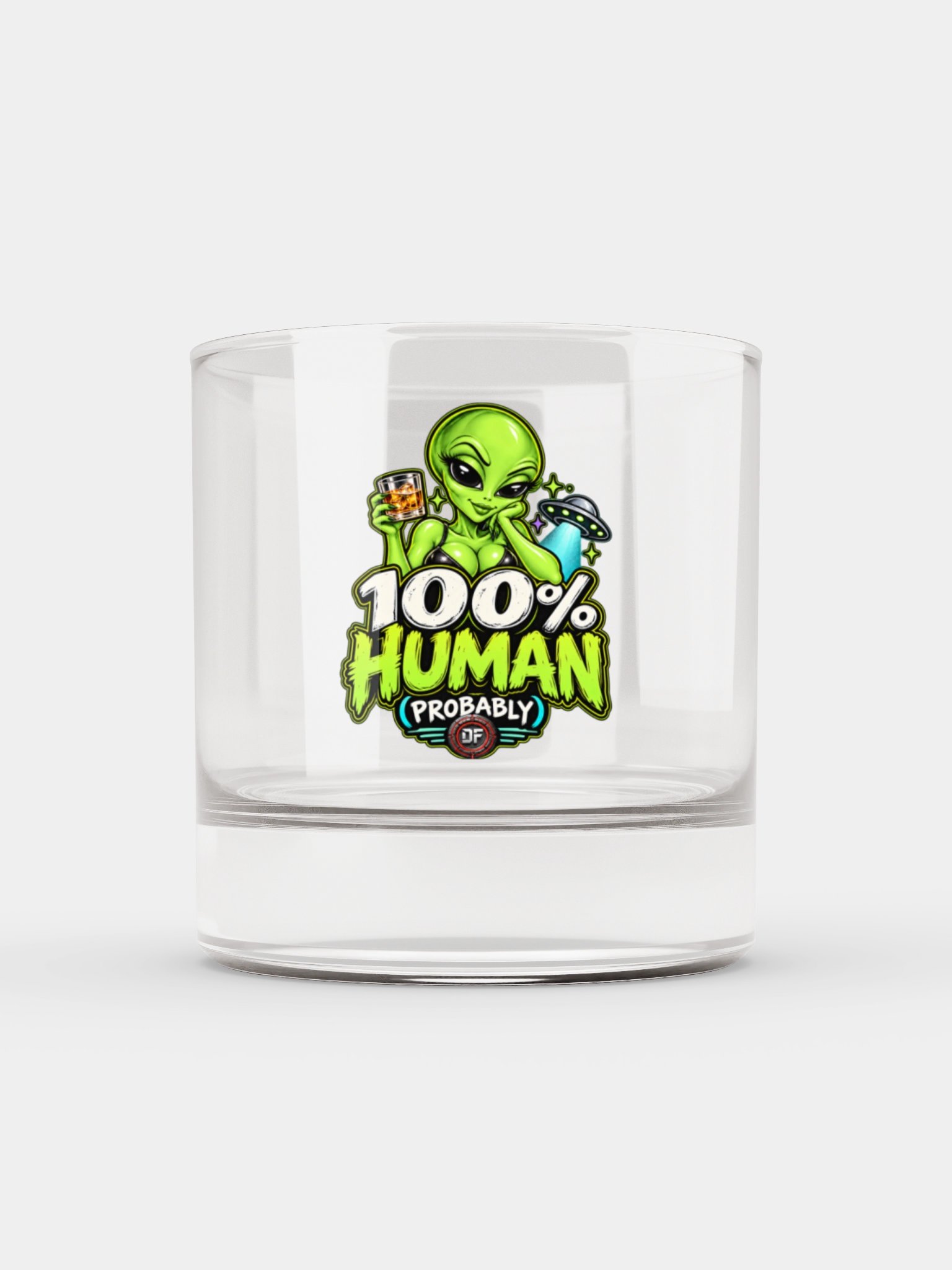 Probably Human Whiskey Glass product image (1)