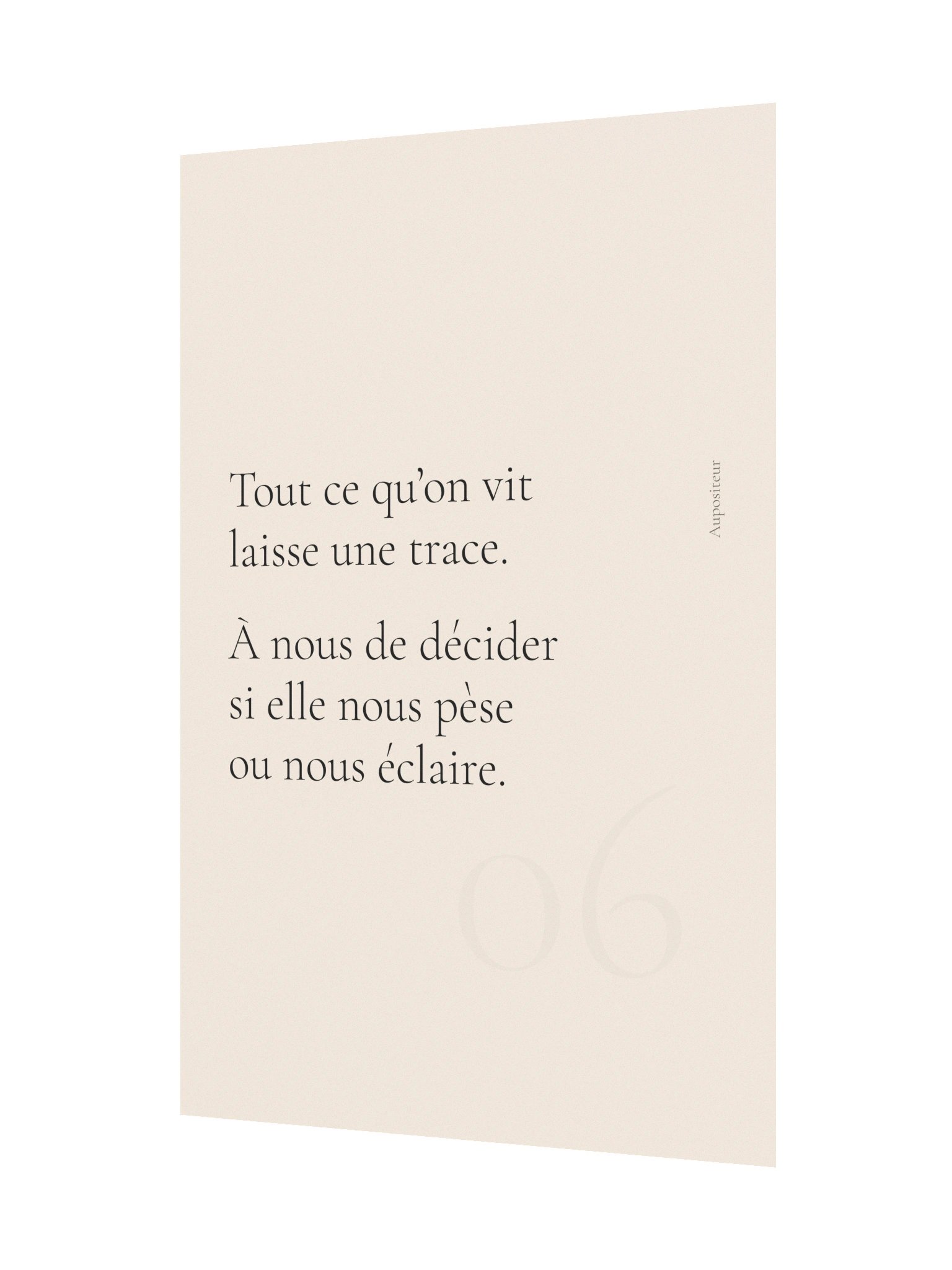 Ce qui nous éclaire — Affiche product image (7)