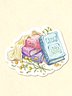 Book Flower - Sticker 3x3