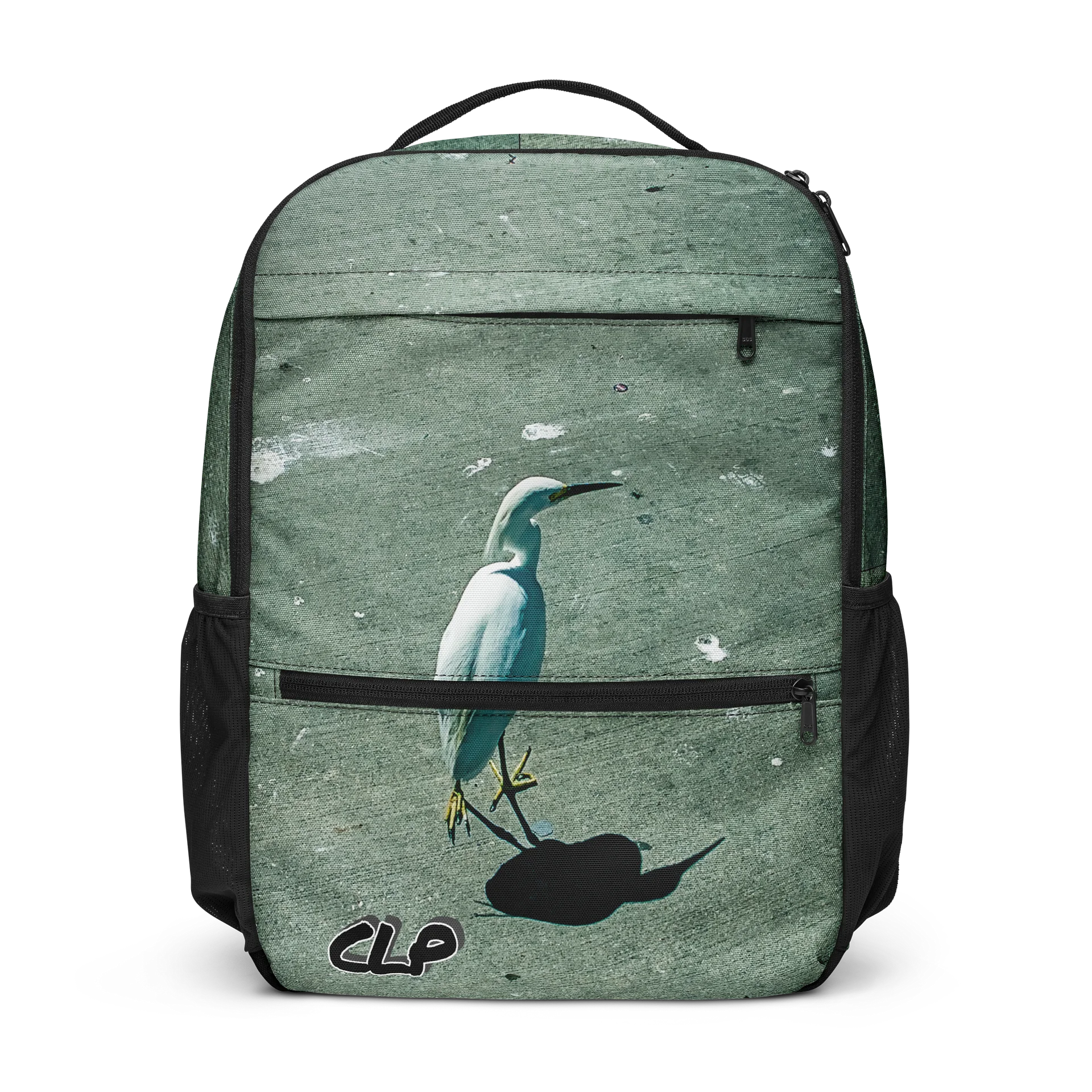 Snowy Egret Laptop Backpack product image (1)