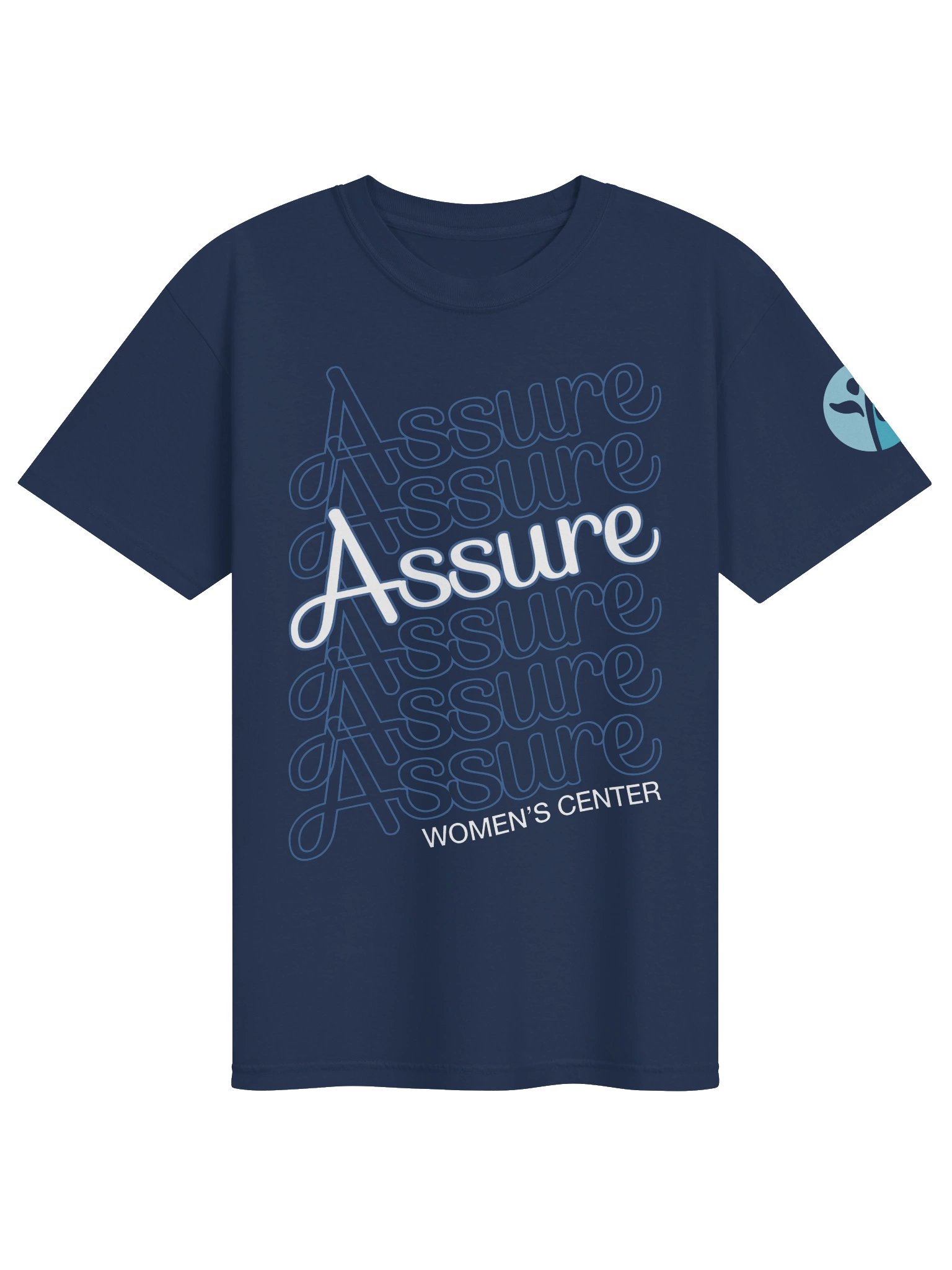 Assure Navy Retro Tee product image (1)