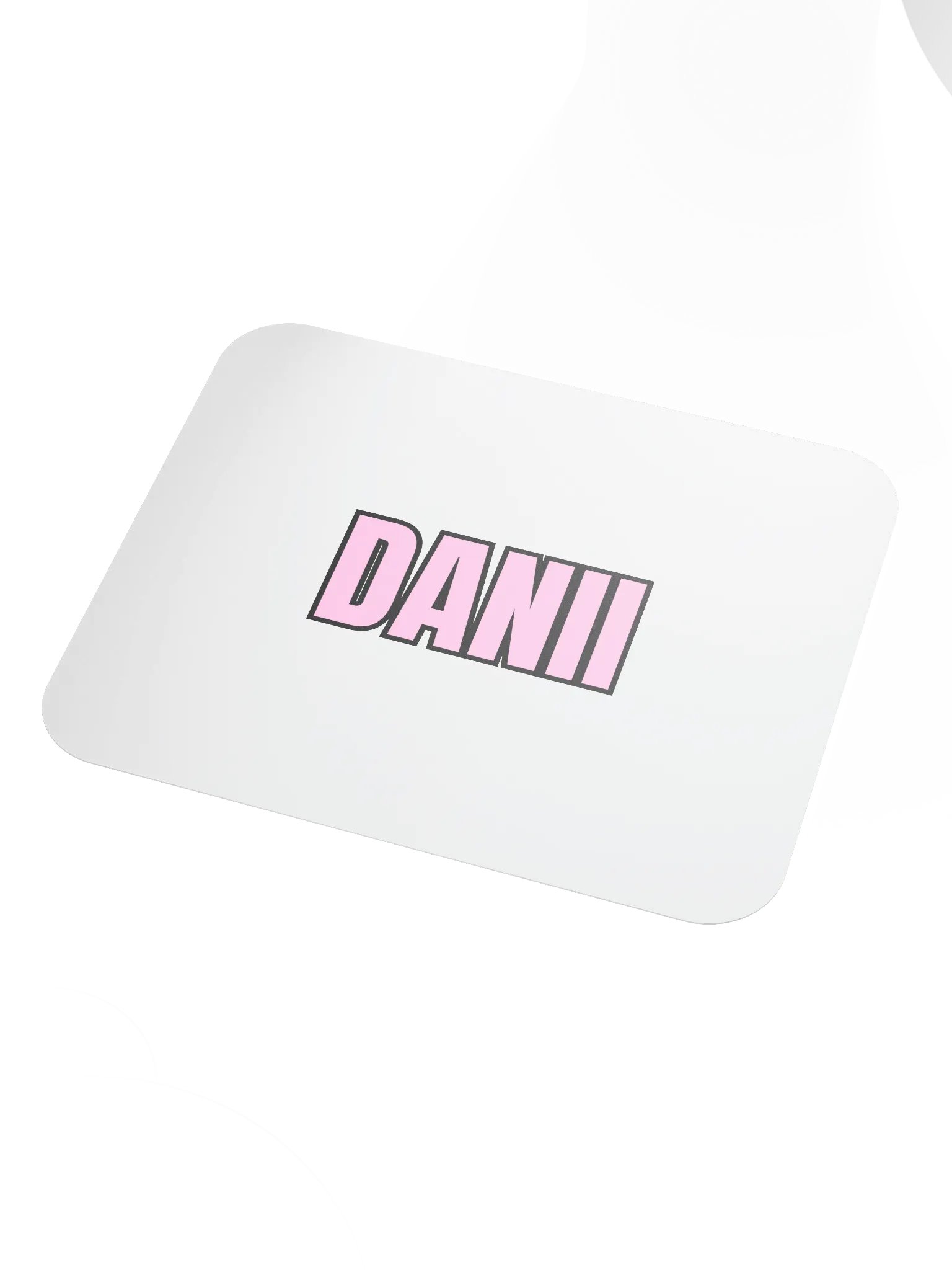 DANII PINK BLACK MOUSE PAD product image (3)