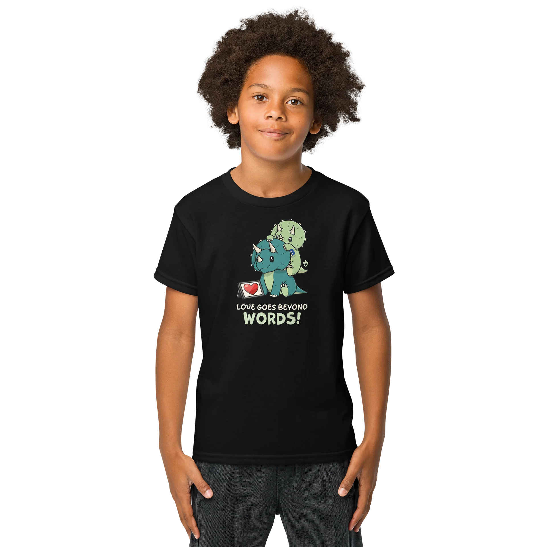 Love Goes Beyond Words! - Youth Tee product image (1)