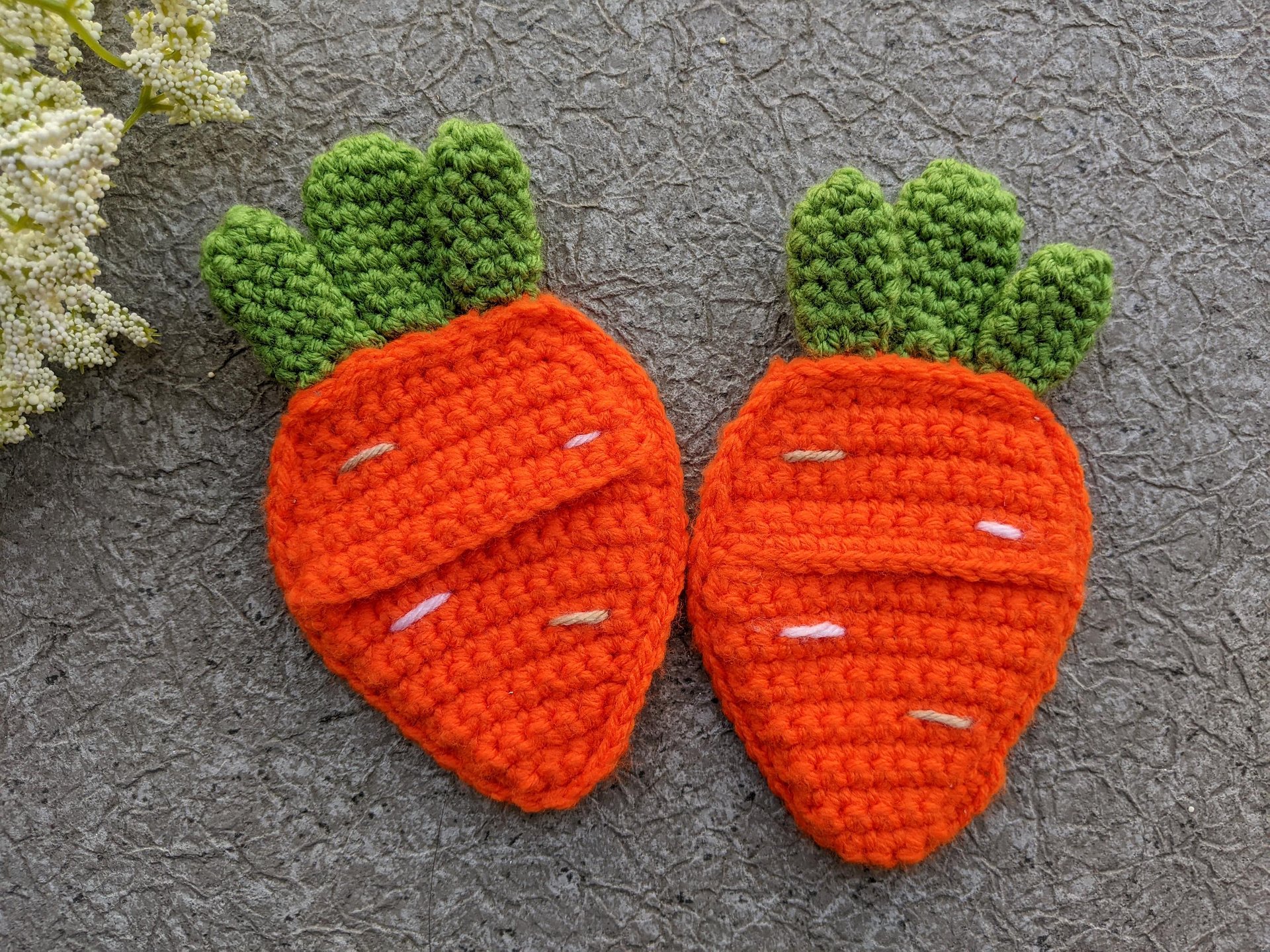 Crochet Carrot Treats Pocket Pattern product image (5)