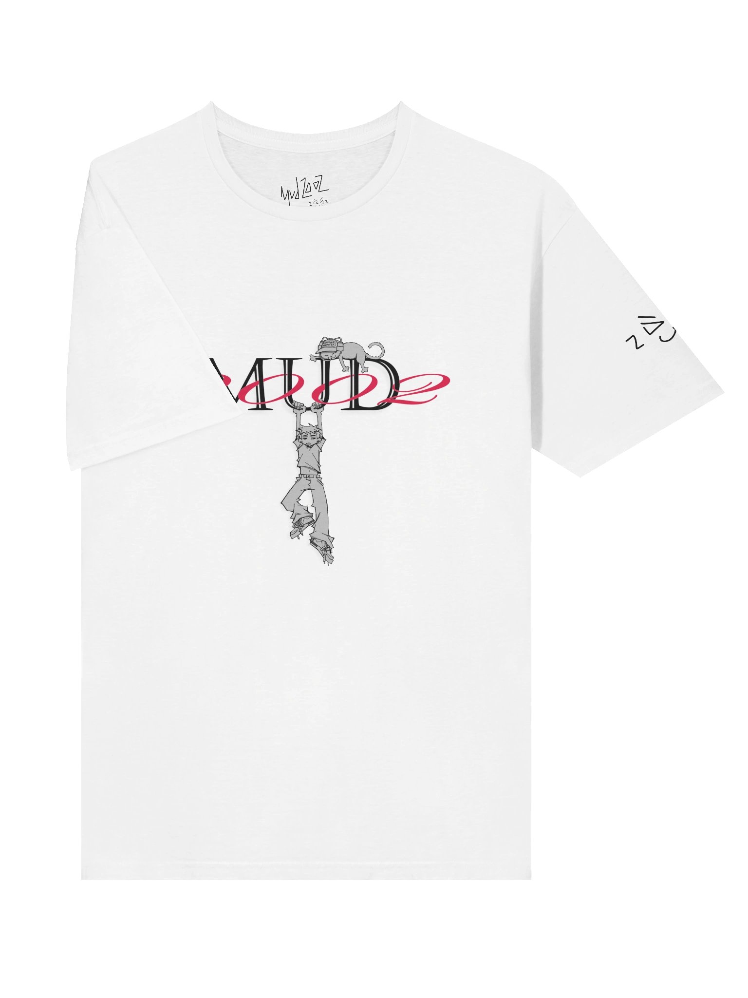 Mud2002 "Odd" Tee (White) product image (5)