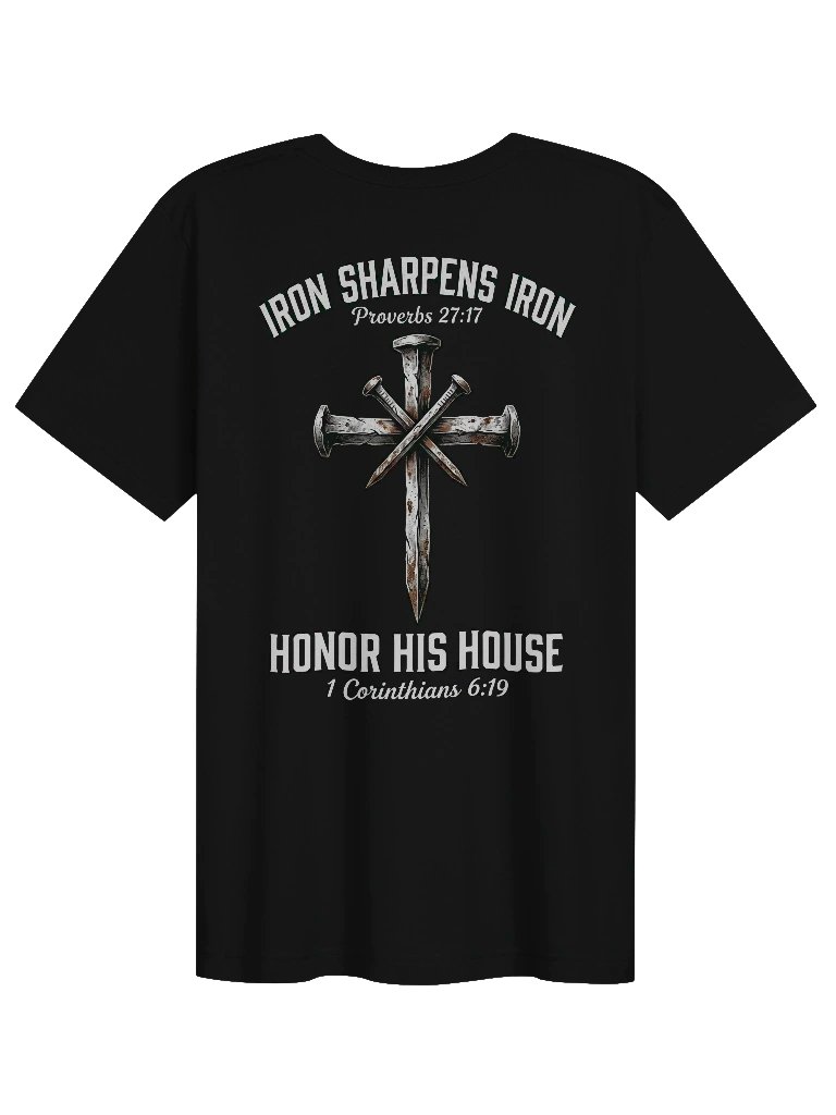 Unisex His House "Iron Sharpens Iron" T-Shirt product image (1)