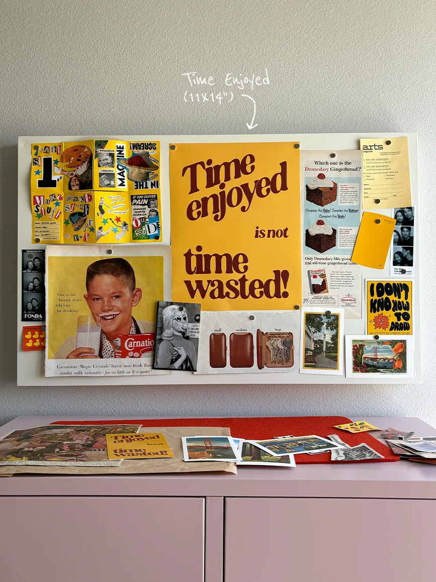 Time Enjoyed (Yellow & Brown) product image (2)