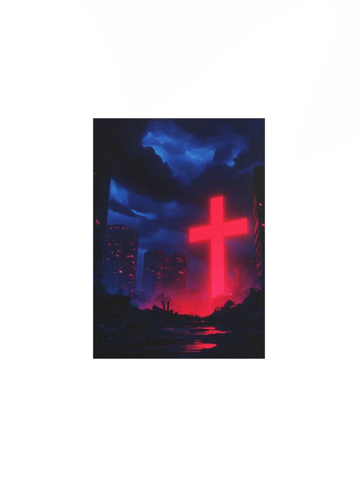NEON CROSS POSTER product image (5)