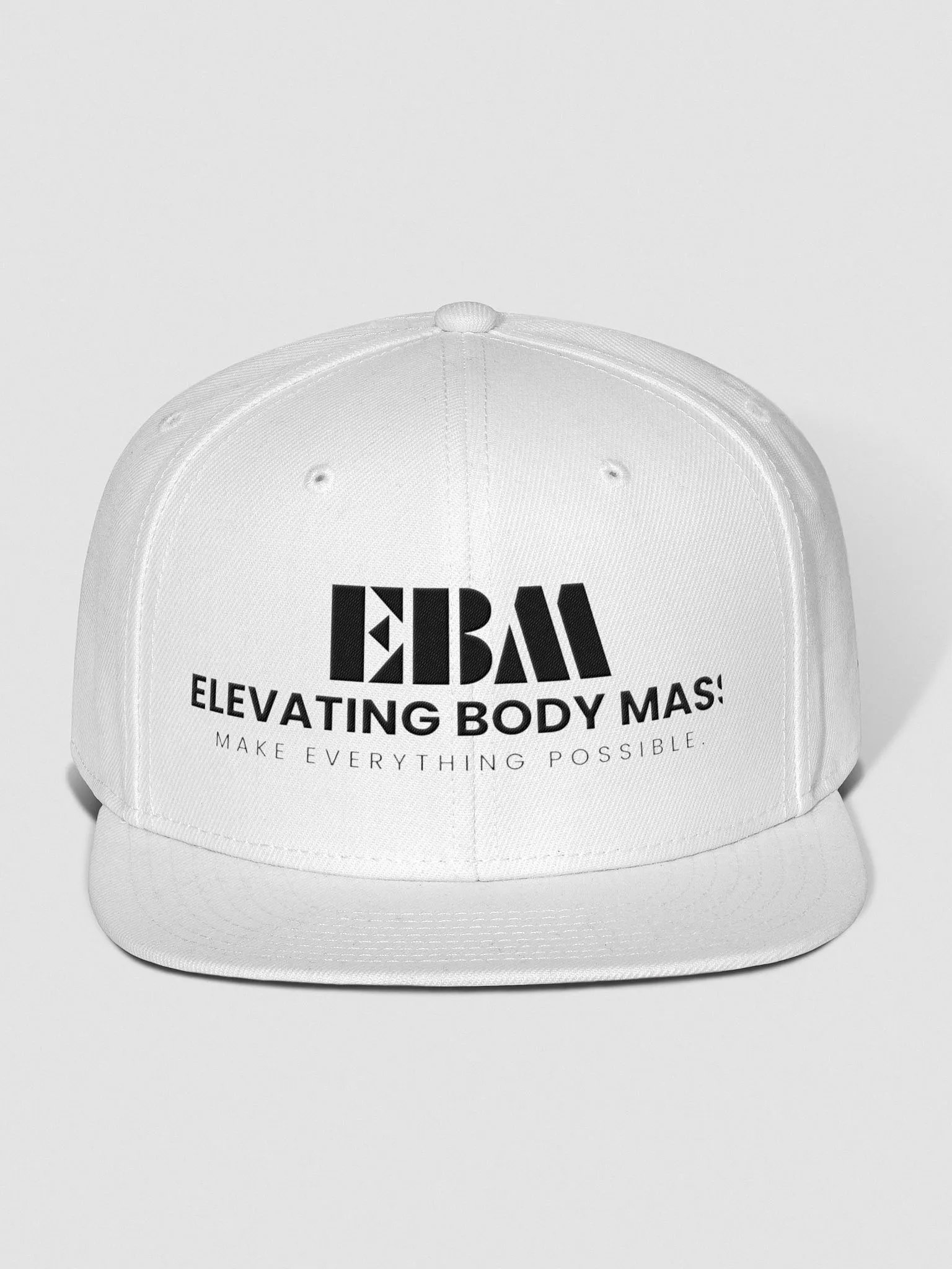 EBM Snap Back Cap (Black Logo) product image (1)