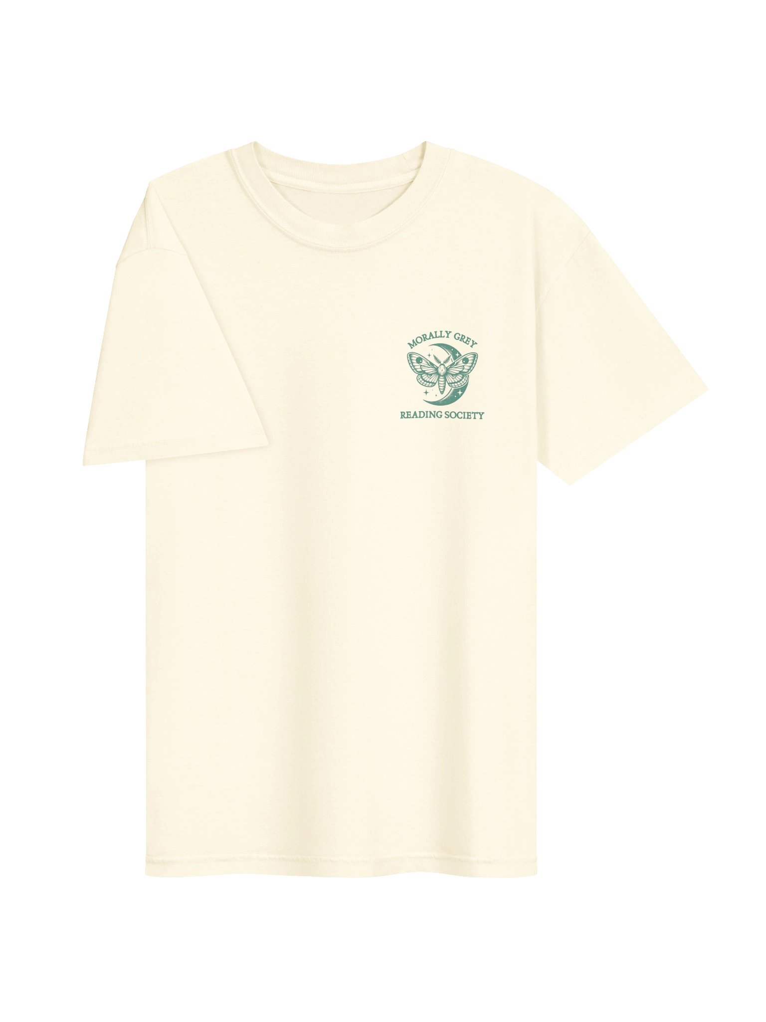 Morally Grey Reading Society Shirt, Comfort Colors Dark Fantasy Book Club Tee, Green Print product image (3)