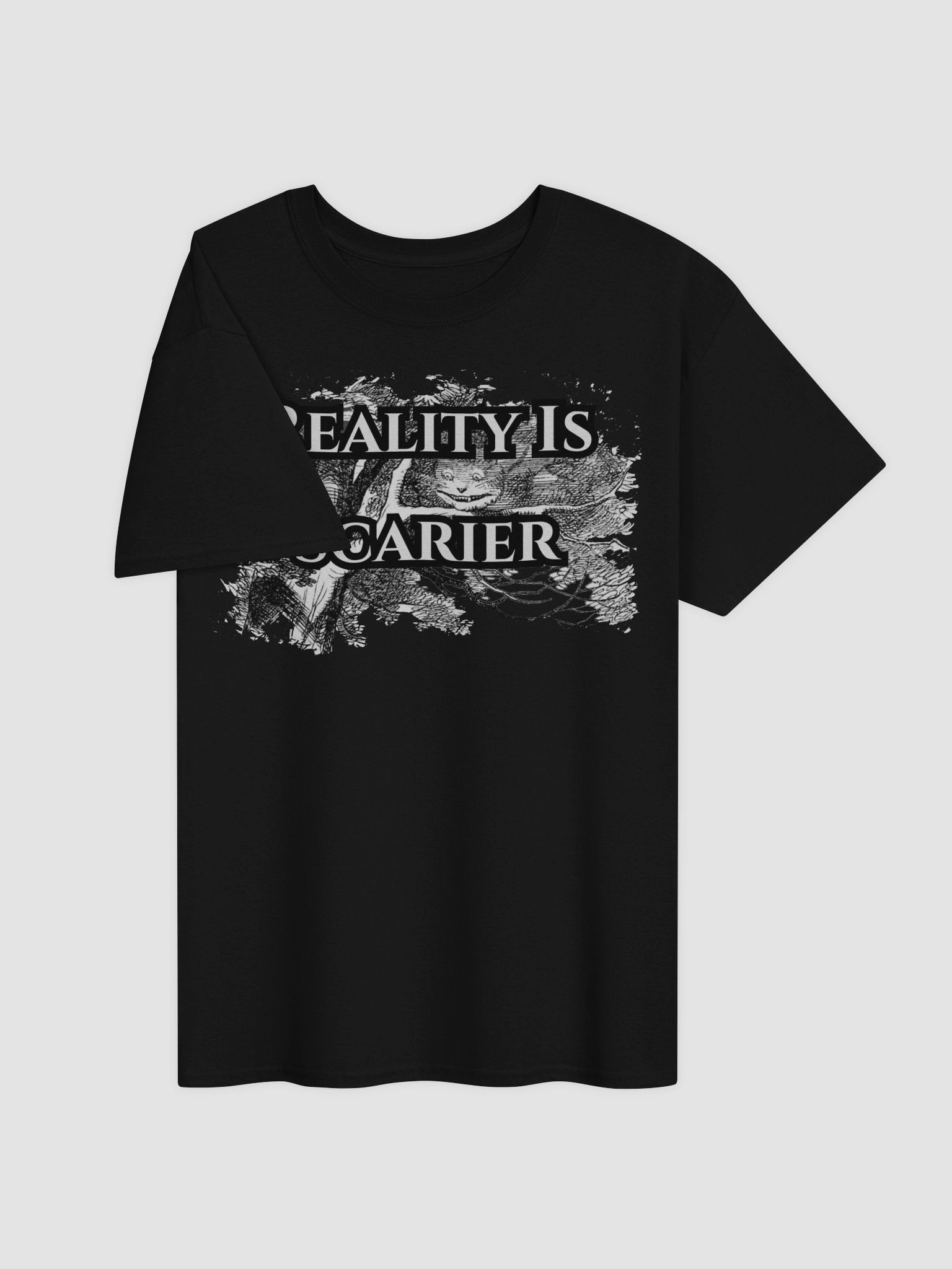 REALITY IS SCARIER Halloween Unisex Heavyweight T-Shirt product image (13)