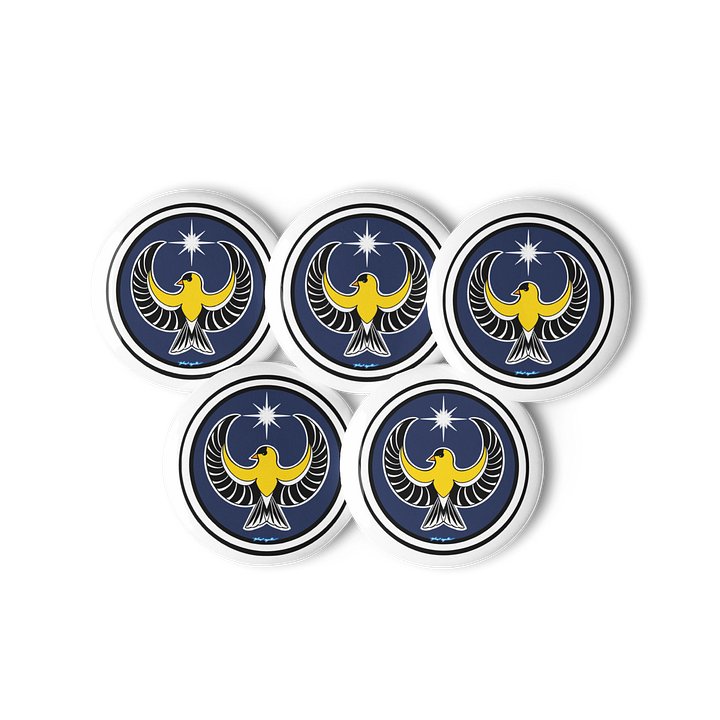 Goldfinch- Resistance. IA, NJ, WA. (5-pack, buttons) product image (2)