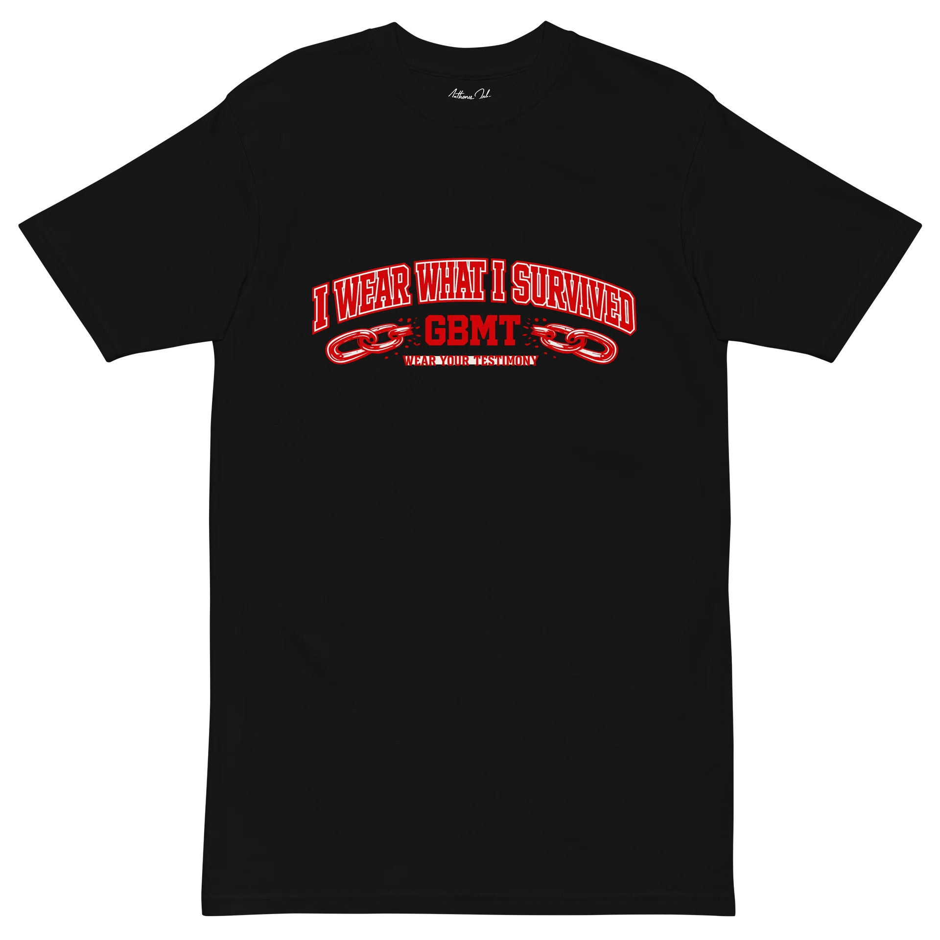 I Wear What I Survived Black GBMT Tee product image (2)