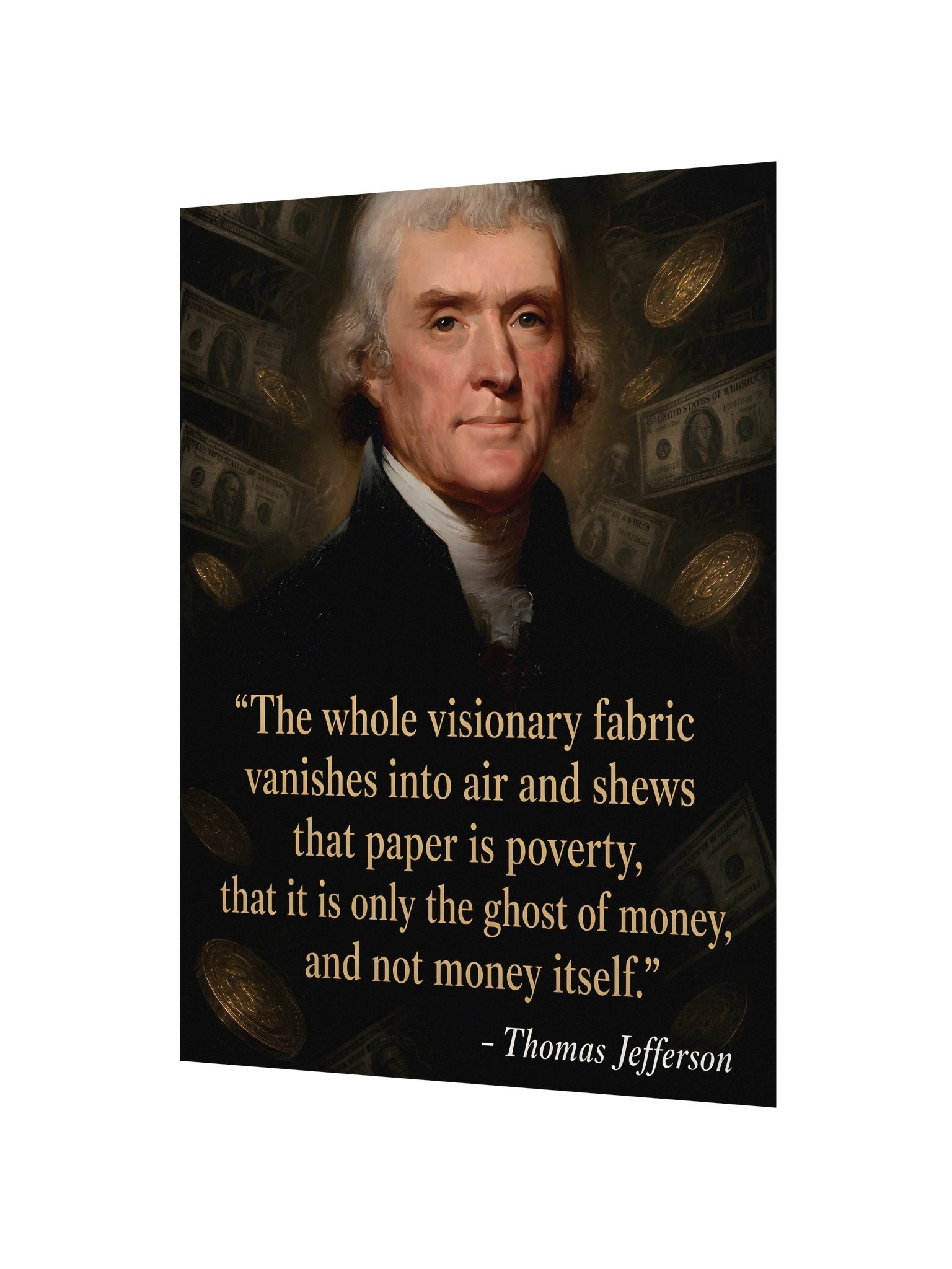 Jefferson Paper is Poverty Poster product image (8)