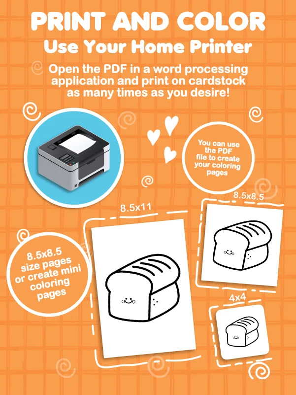 Cute Fall Treats – A Big and Easy Fall Snacks and Comfort Food Coloring Book (Digital Download) product image (4)