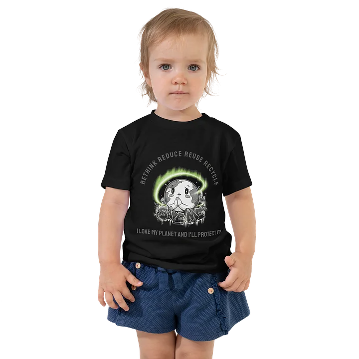 Save Me Toddler T-Shirt | Eco-Friendly Message for Little Heroes product image (1)