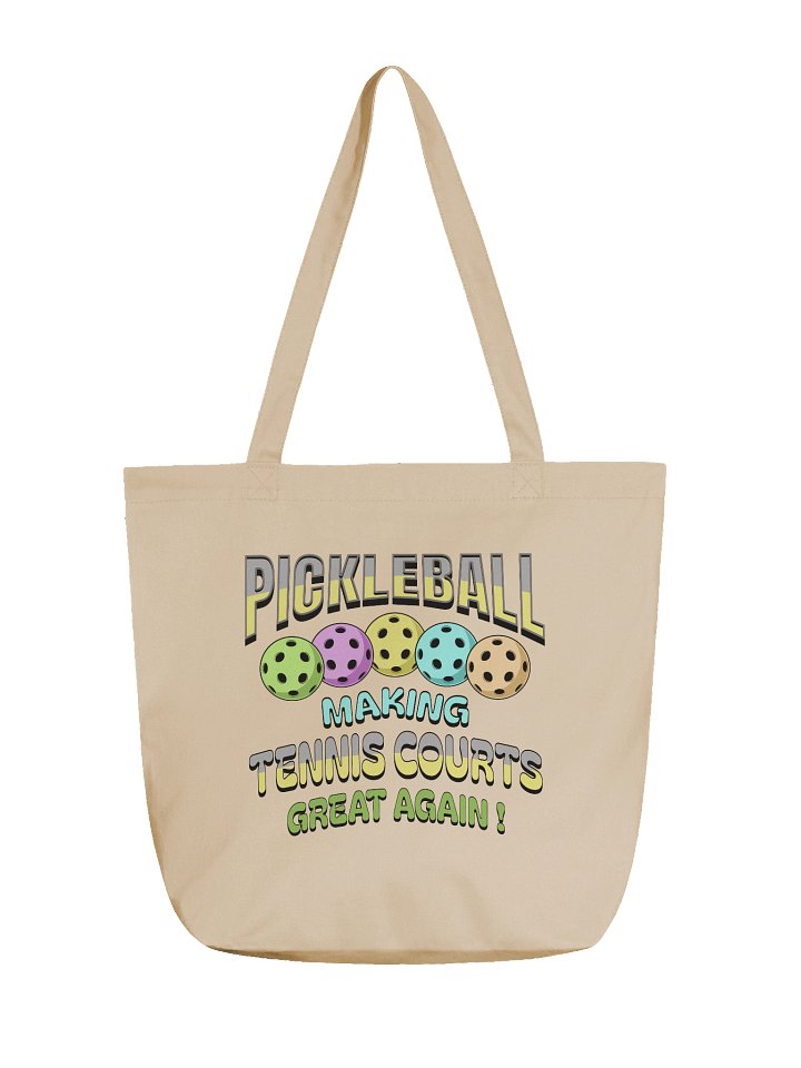 Pickleball Making Tennis Courts Great Again Revolution Eco Tote product image (5)