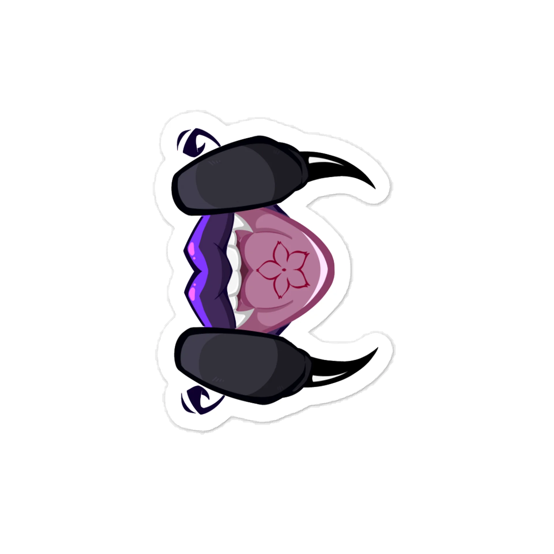 Flower kiss decal product image (1)