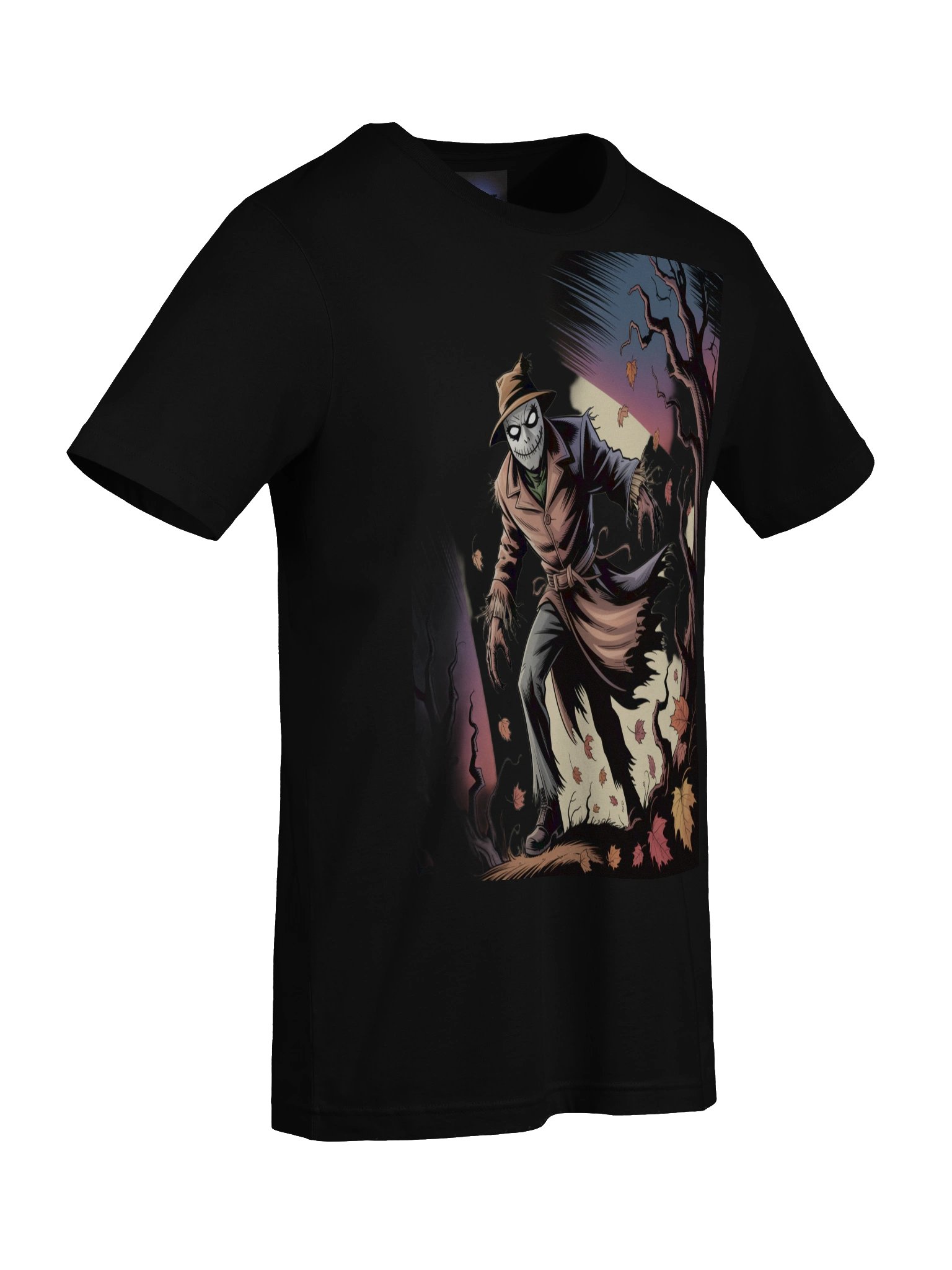 Foliage Fiend: Scarecrow's Whispering Woods T-Shirt product image (9)