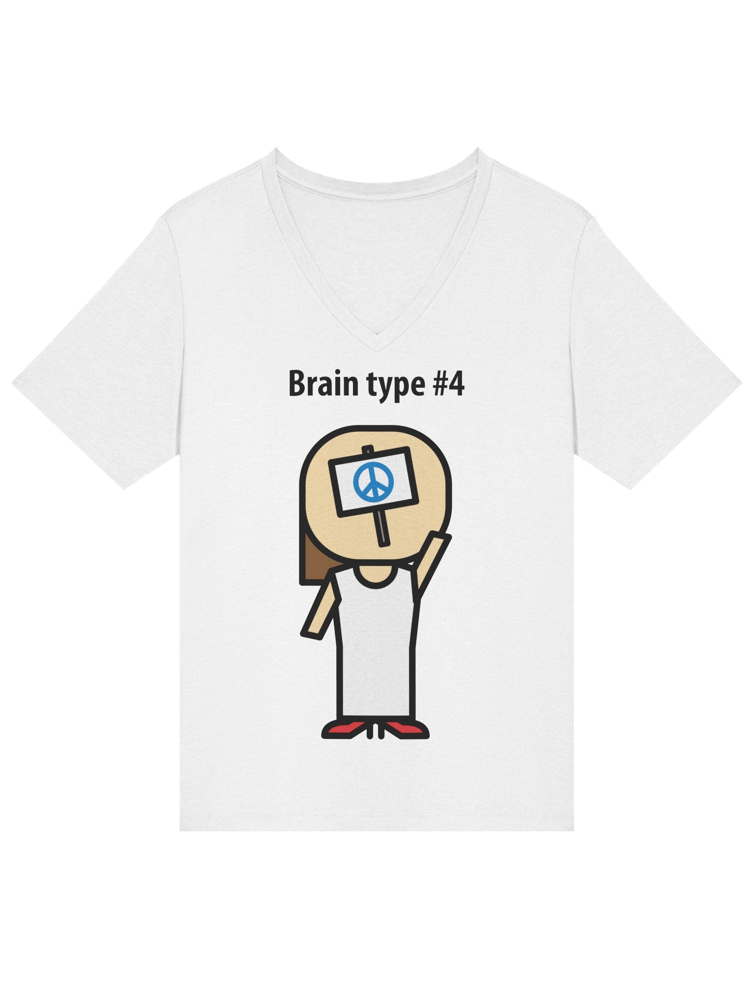 Women's t-shirt for brain type #4 product image (3)
