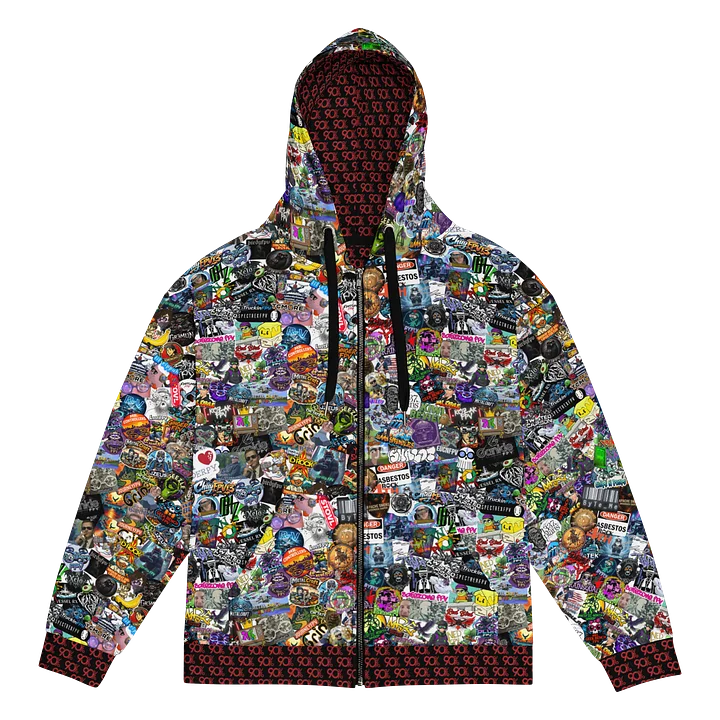 2026 Sticker Bomb Zip-up Hoodie product image (1)