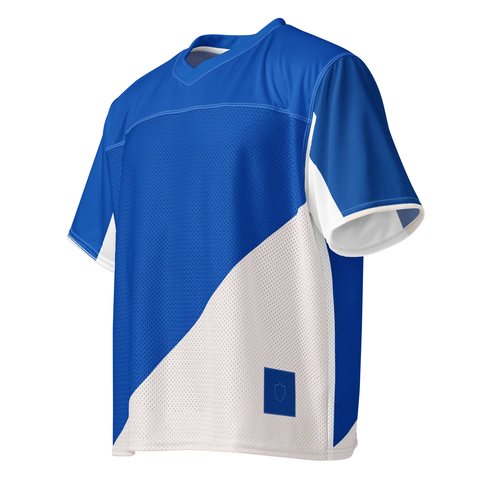 Blue Colorblock Structural Jersey product image (3)