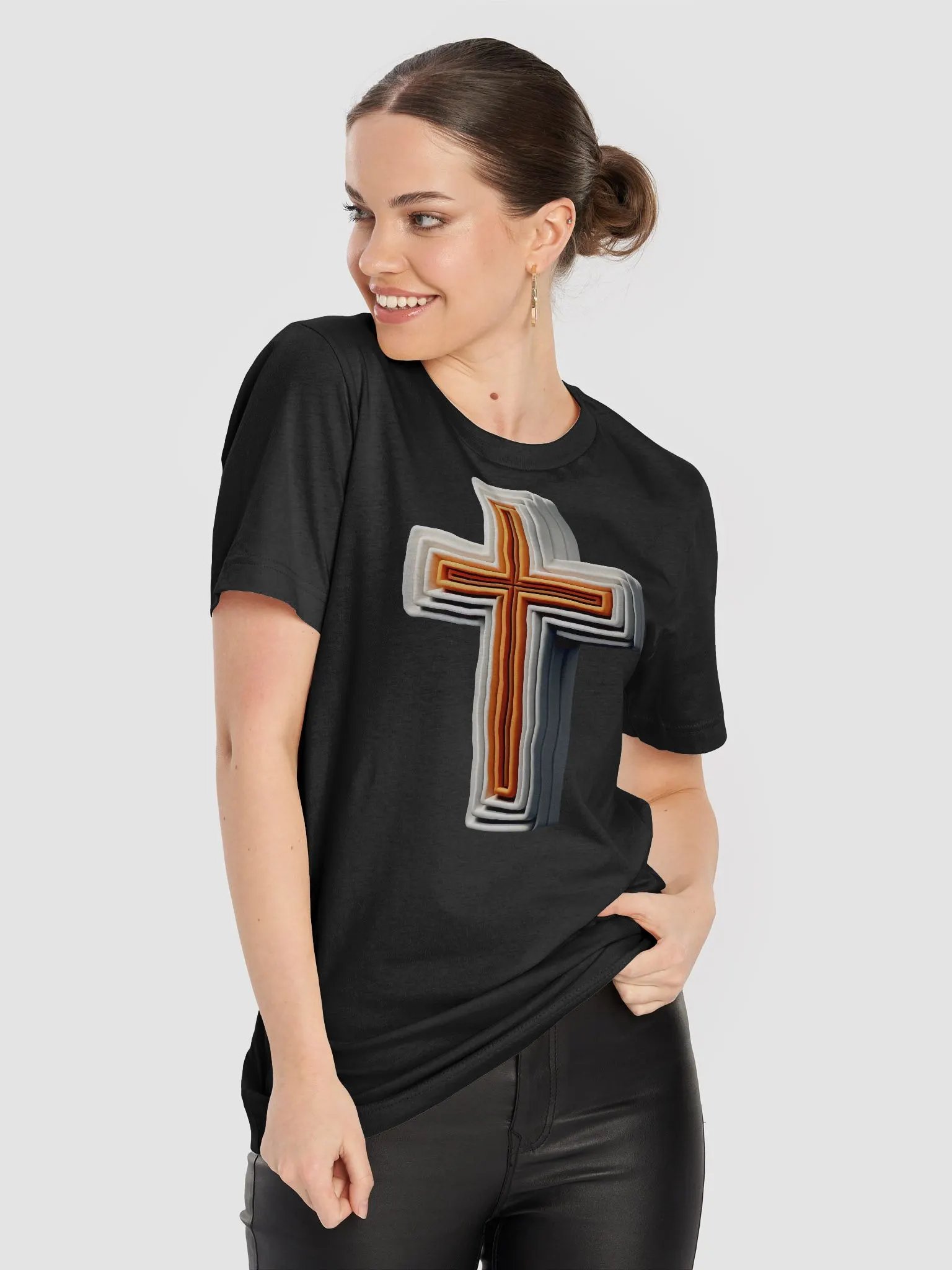 Orange and White Cross product image (8)