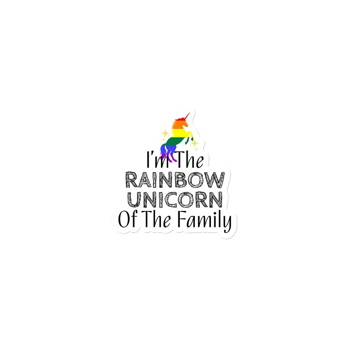 I'm The Rainbow Unicorn Of The Family Magnet product image (1)