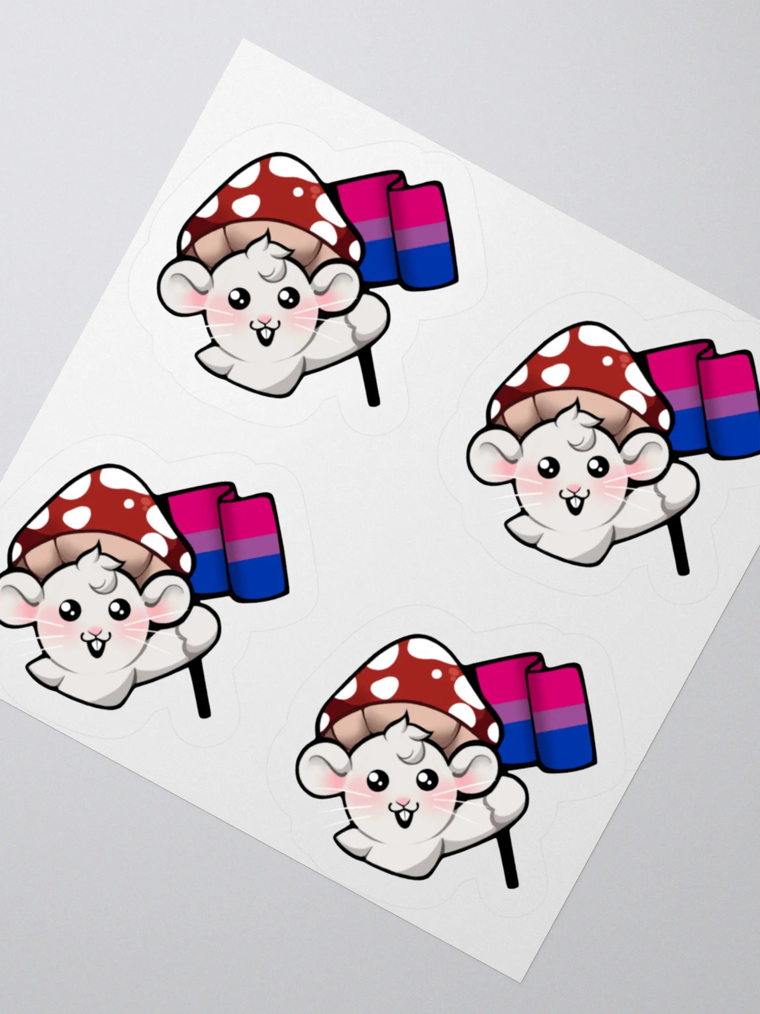 Bisexual Pride Flag Stickers product image (2)