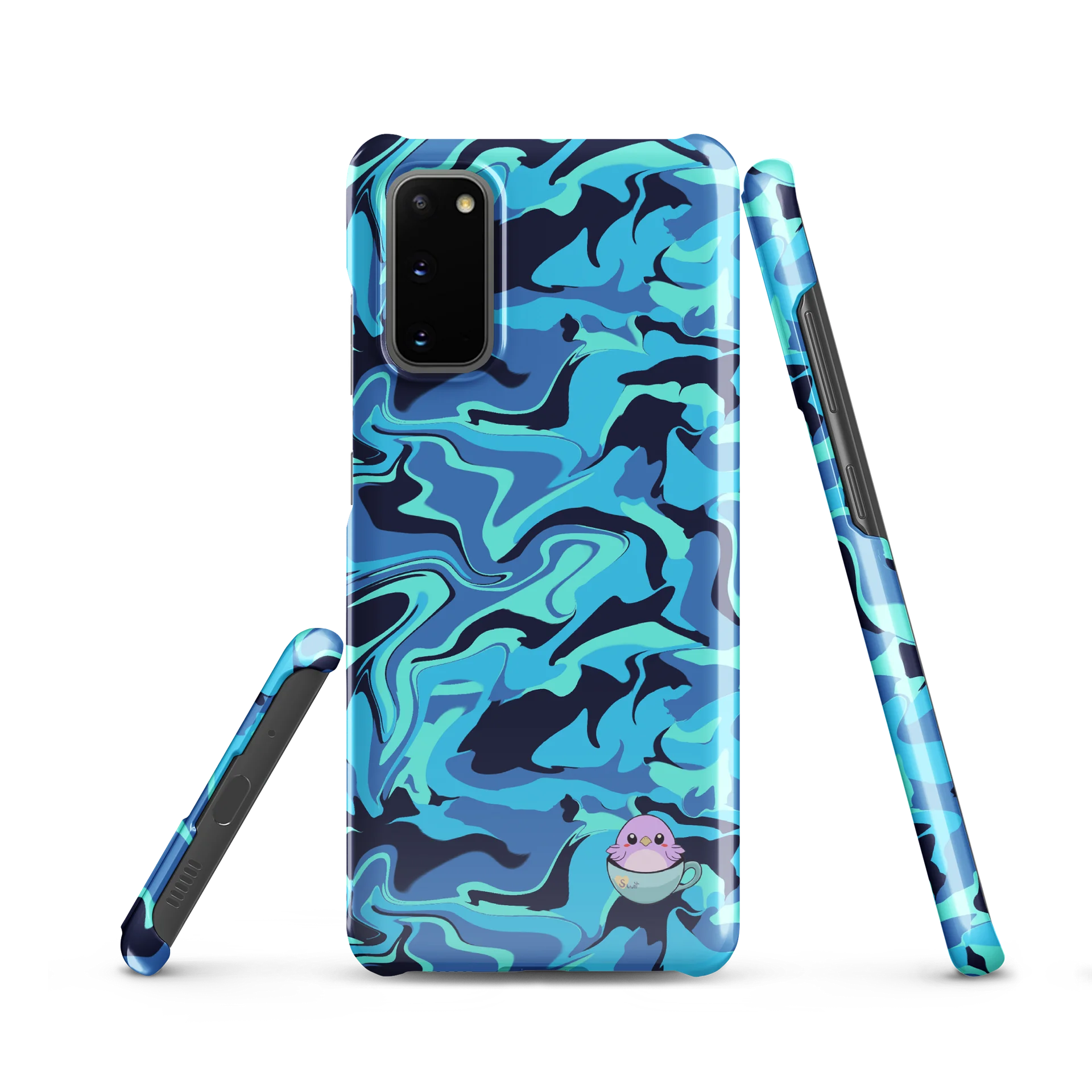 Camo Blue Waves | Samsung Basic Case product image (4)