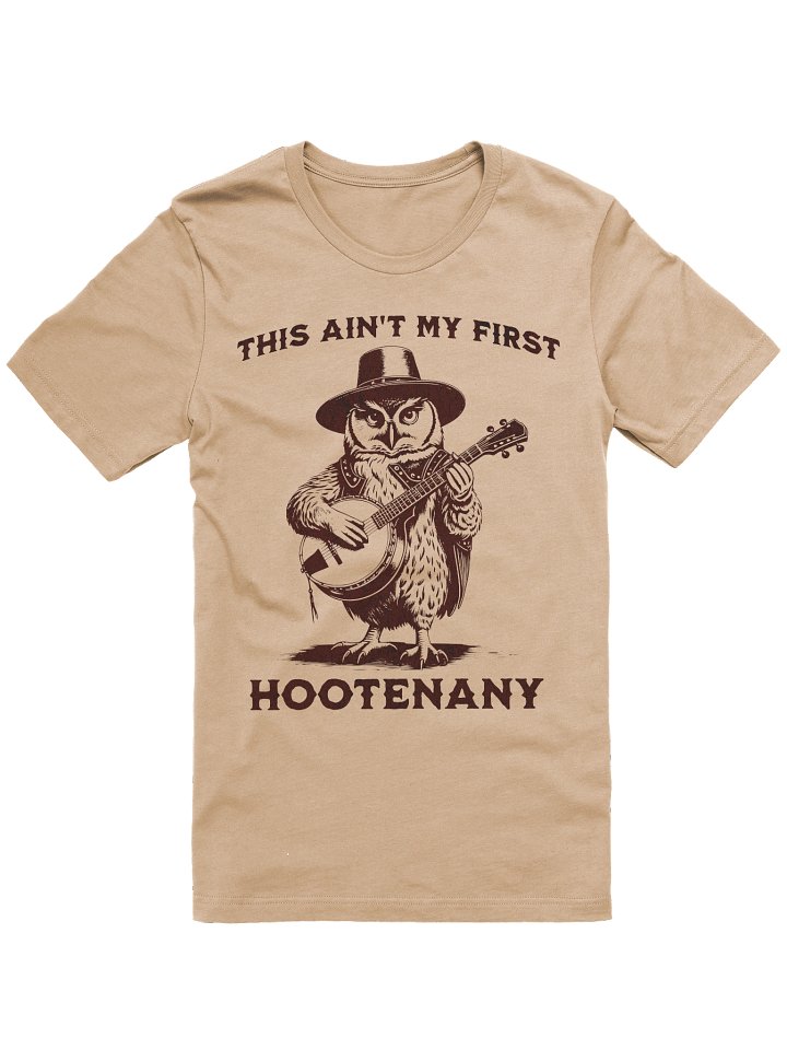 Funny Owl Hootenany T-shirt product image (13)