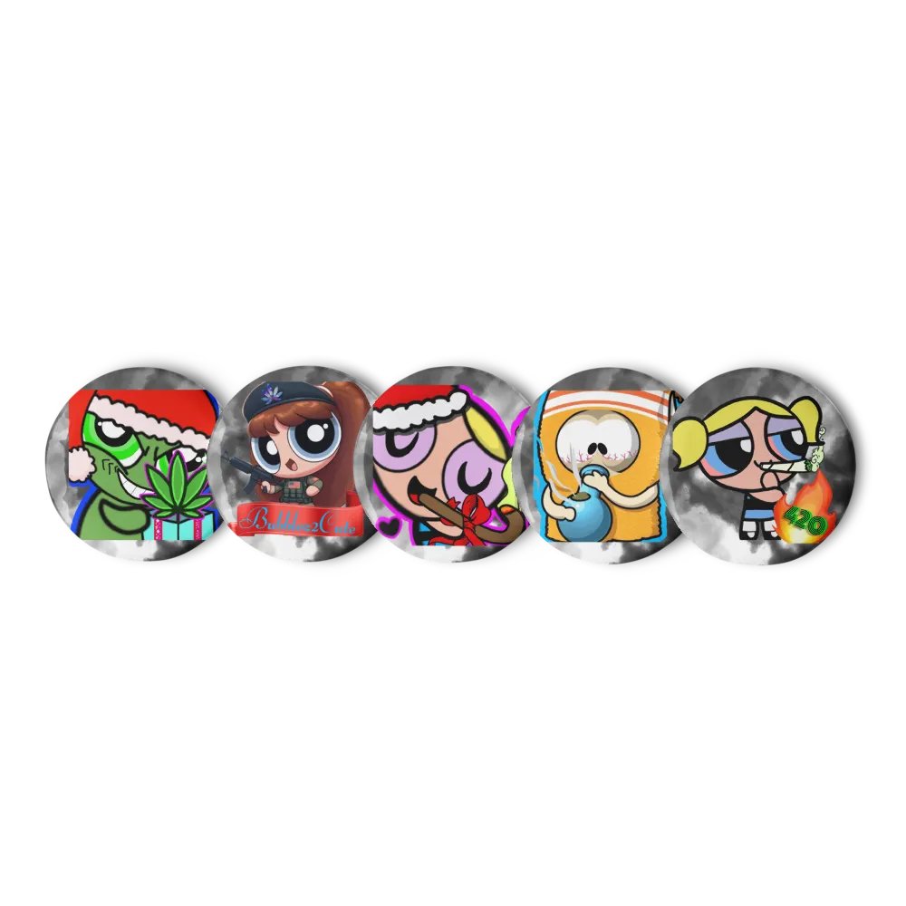 Kushmas Cartoon Button Set (US) product image (3)