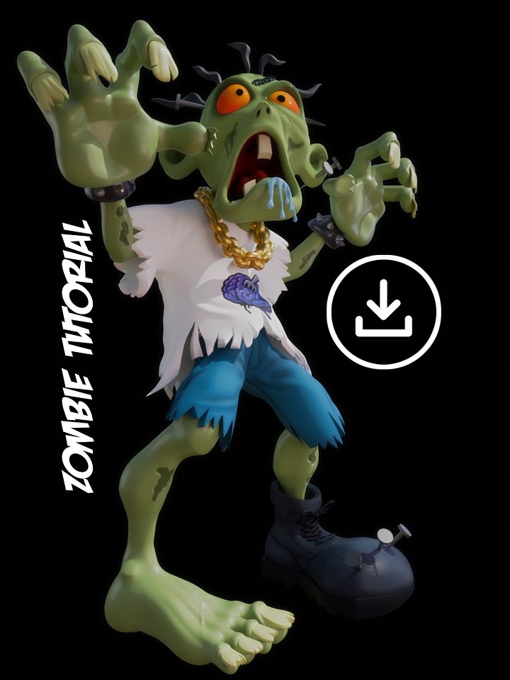 Sculpting a Zombie in zBrush Step by Step Tutorial product image (2)