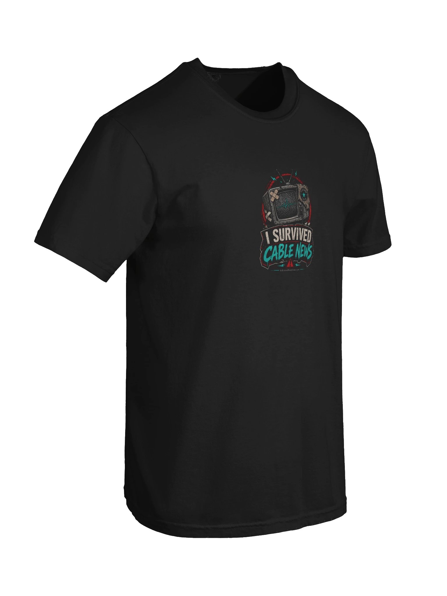 I Survived Cable News Tee - Large Front product image (6)