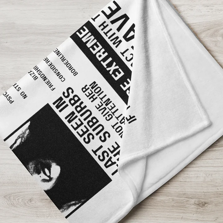 POSTMORTEM Wanted Throw Blanket product image (7)