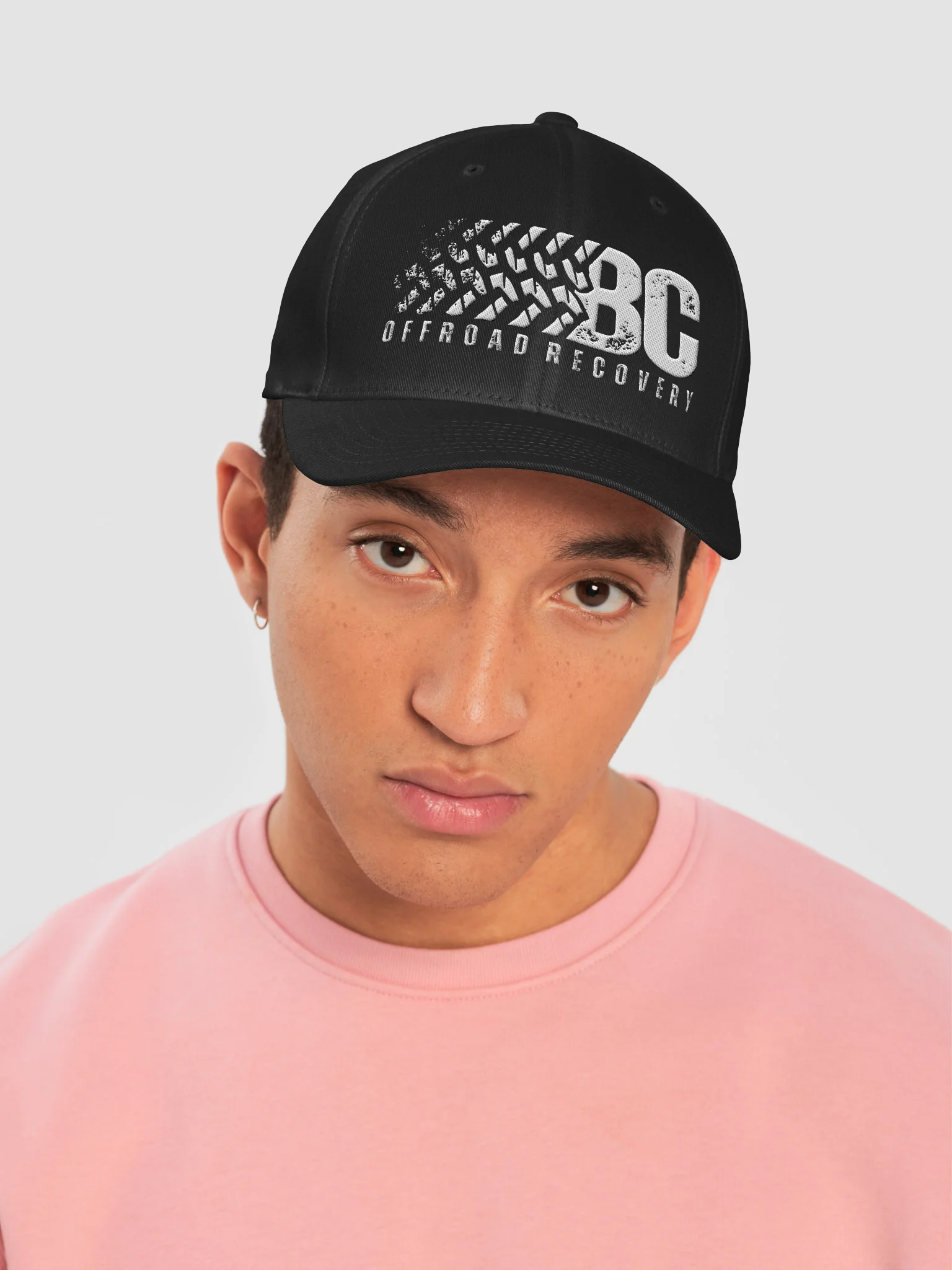 BC Off-Road Recovery Flexfit Cap — White Logo product image (5)