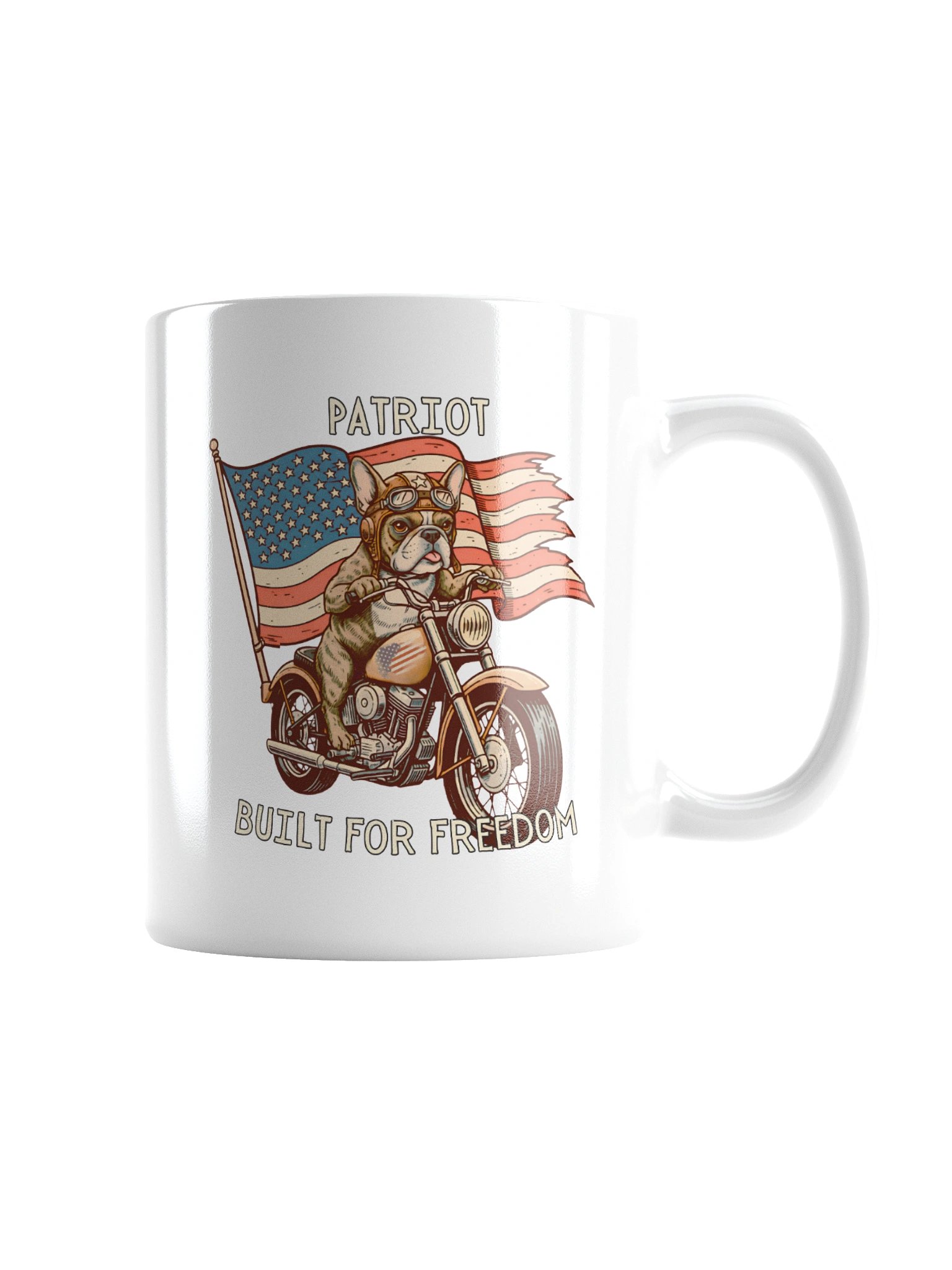 Patriot Bulldog Biker Mug product image (6)