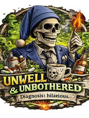''Unwell & Unbothered'' Stainless Steel Tumbler product image (2)