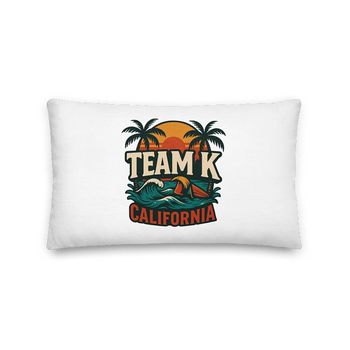 TEAM K CALIFORNIA Pillow product image (1)