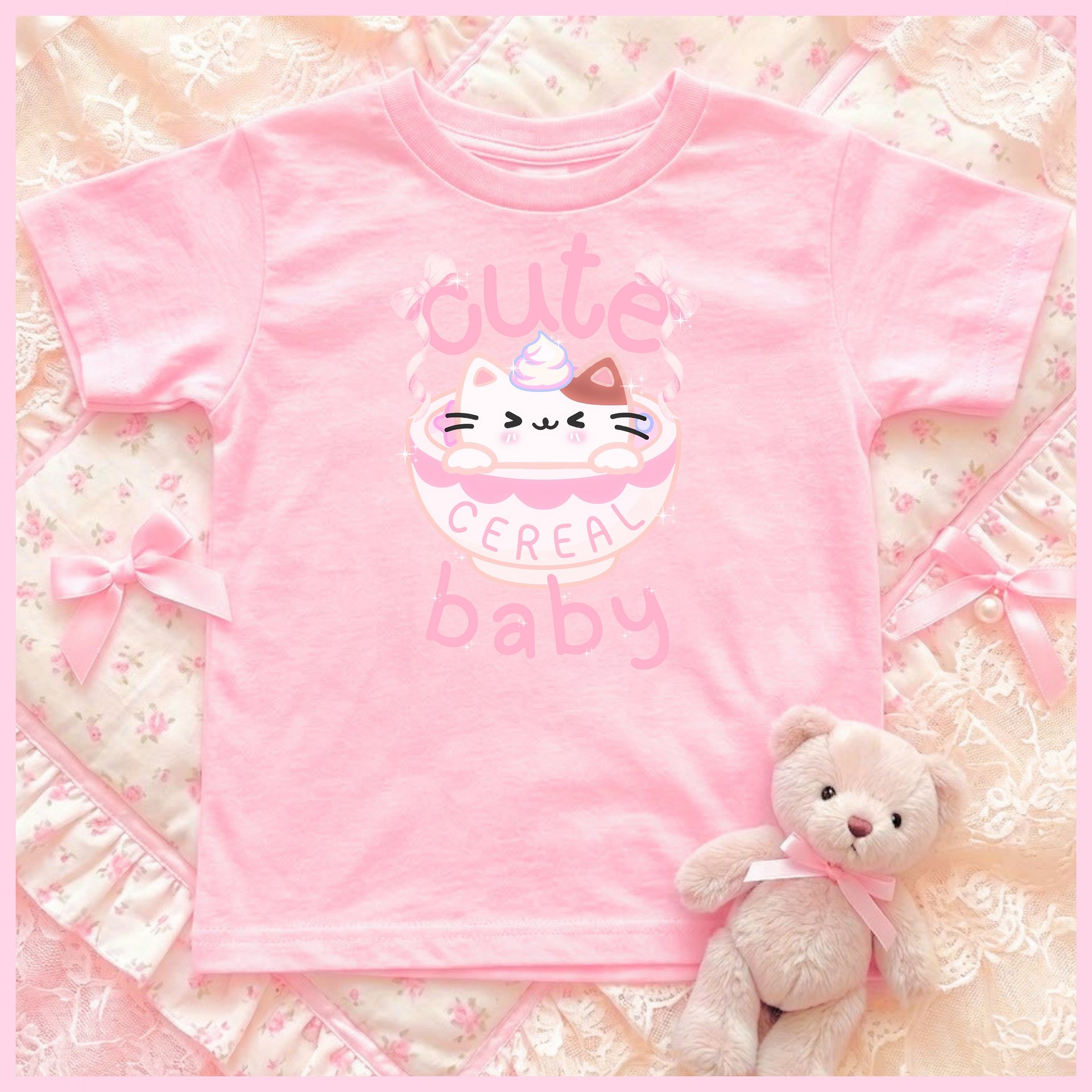 cute cereal baby Tee product image (1)