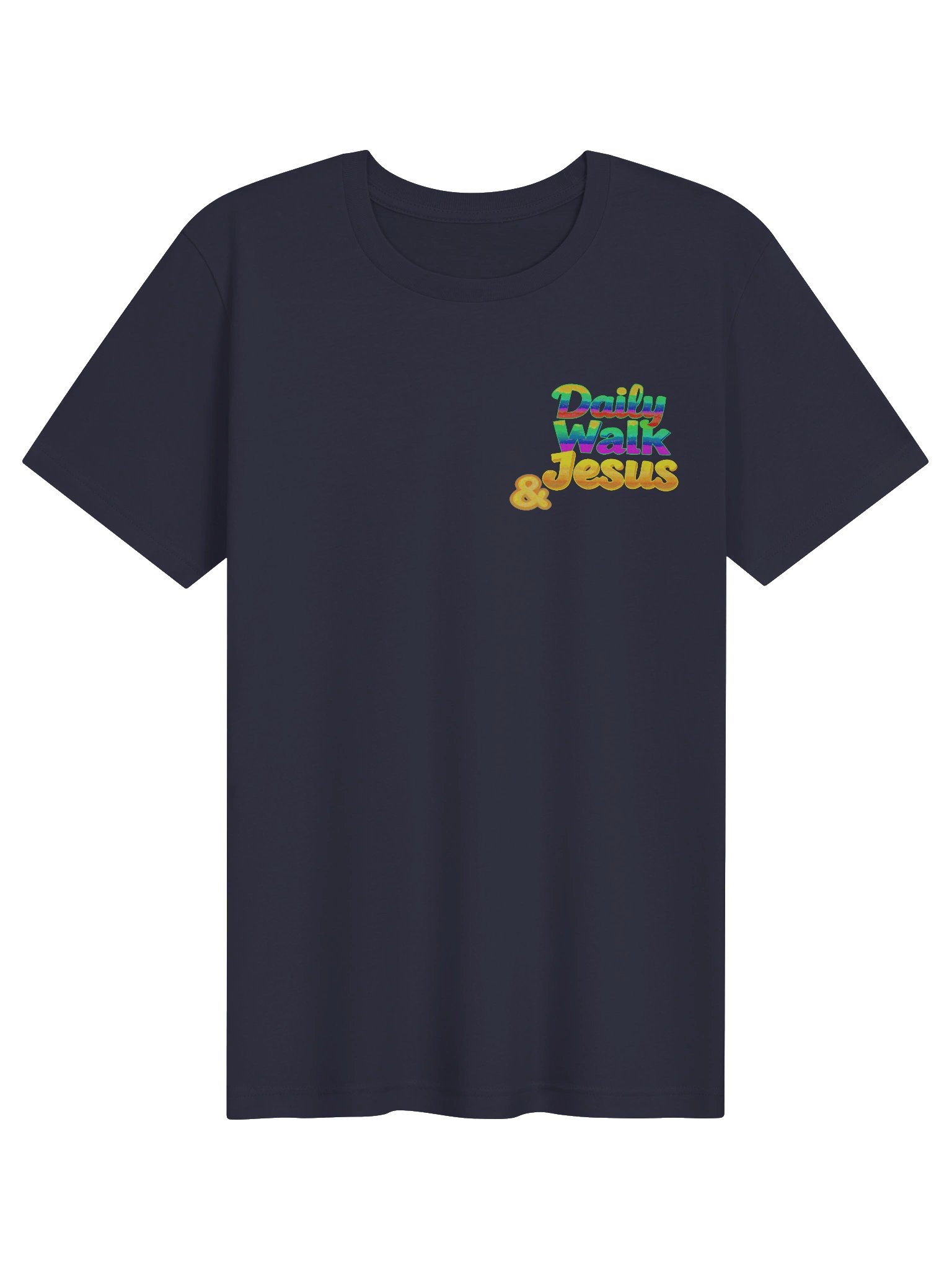 Daily Walk & Jesus Prayerful Aesthetic T-shirt product image (2)