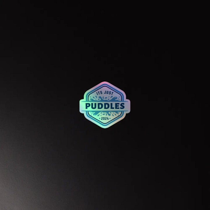 Puddles Holographic Sticker product image (2)