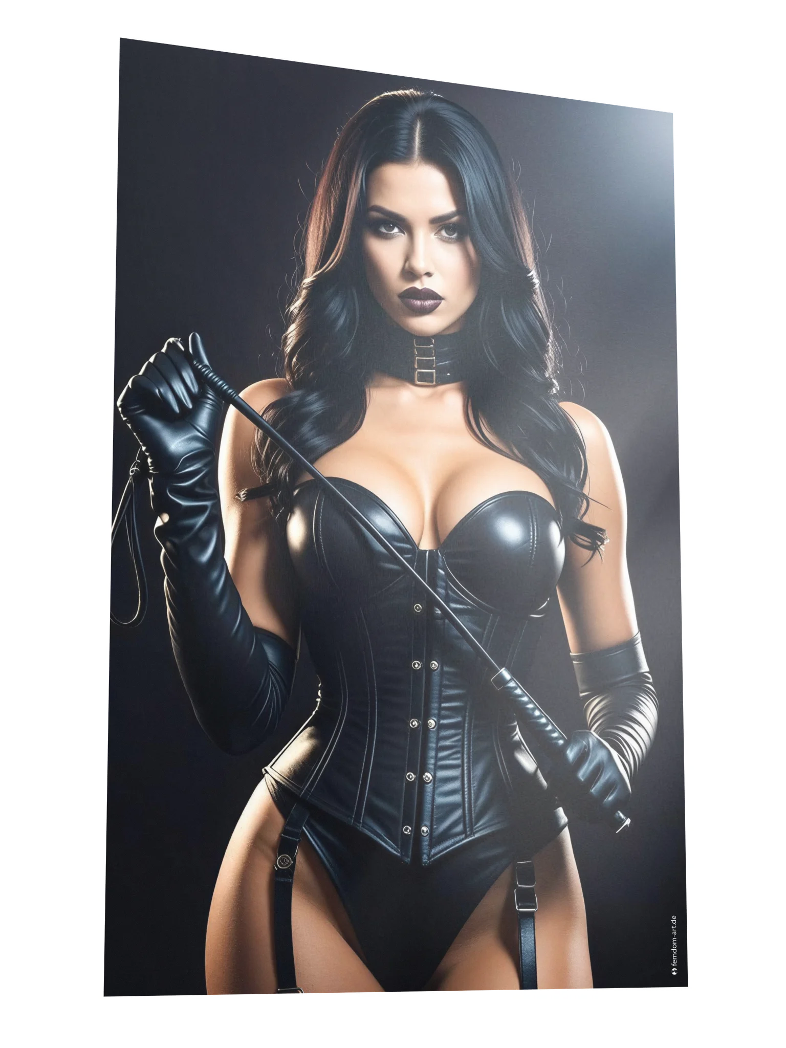 Femdom Poster - Souveräne Verführung – Dunkle Dominanzästhetik product image (4)