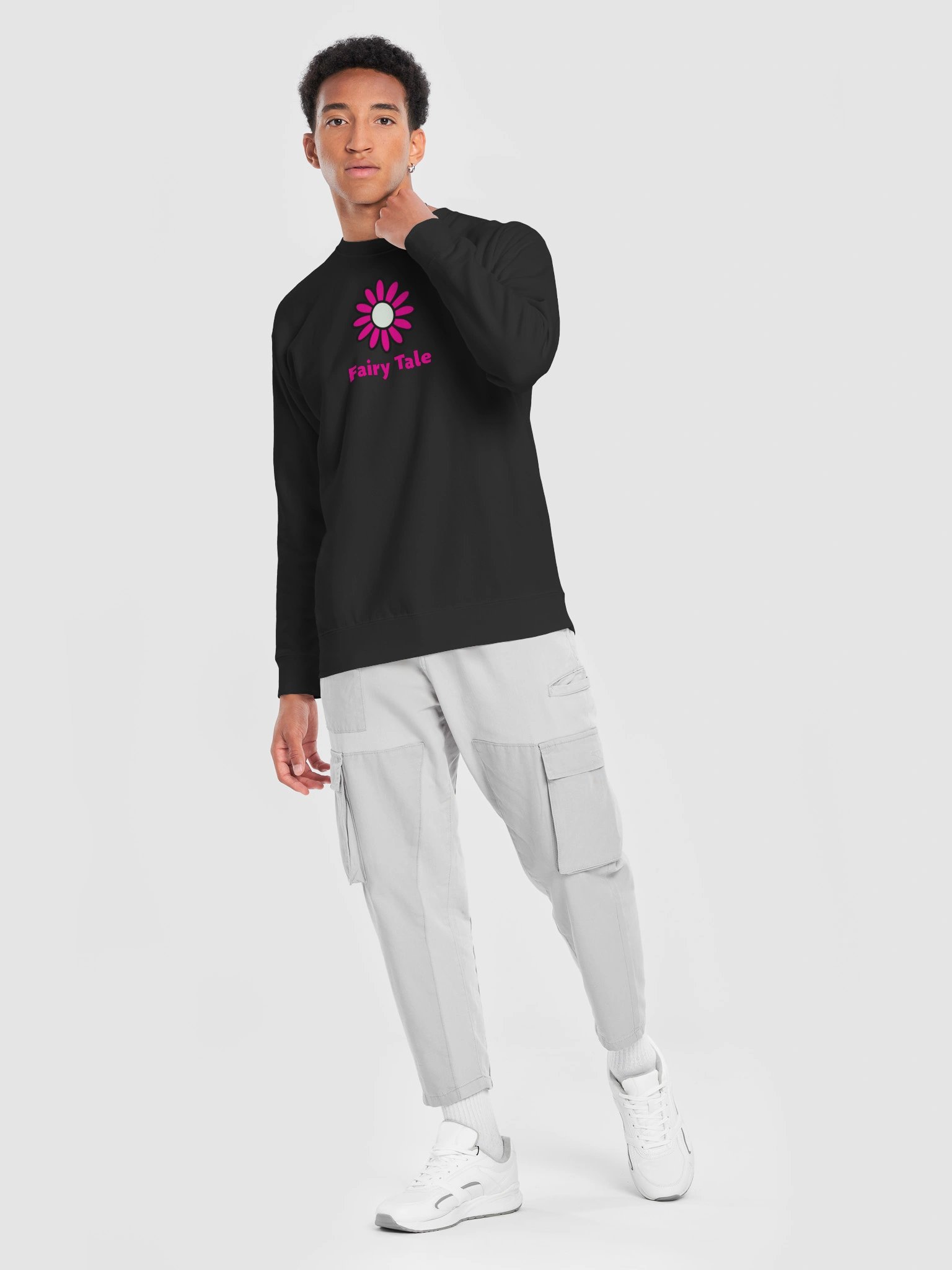 Pink Flower Adult Sweatshirt product image (7)