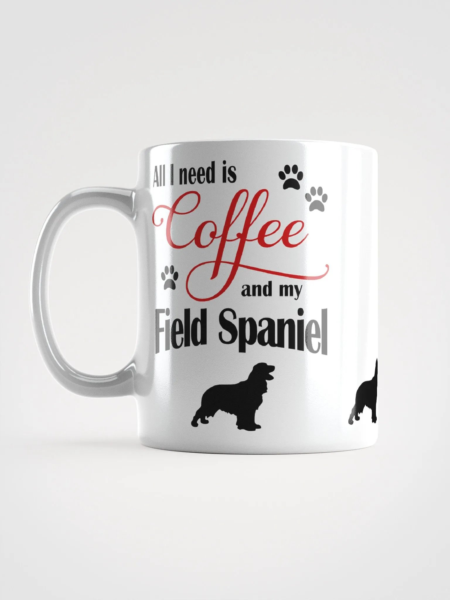 Coffee and my Field Spaniel Mug product image (6)