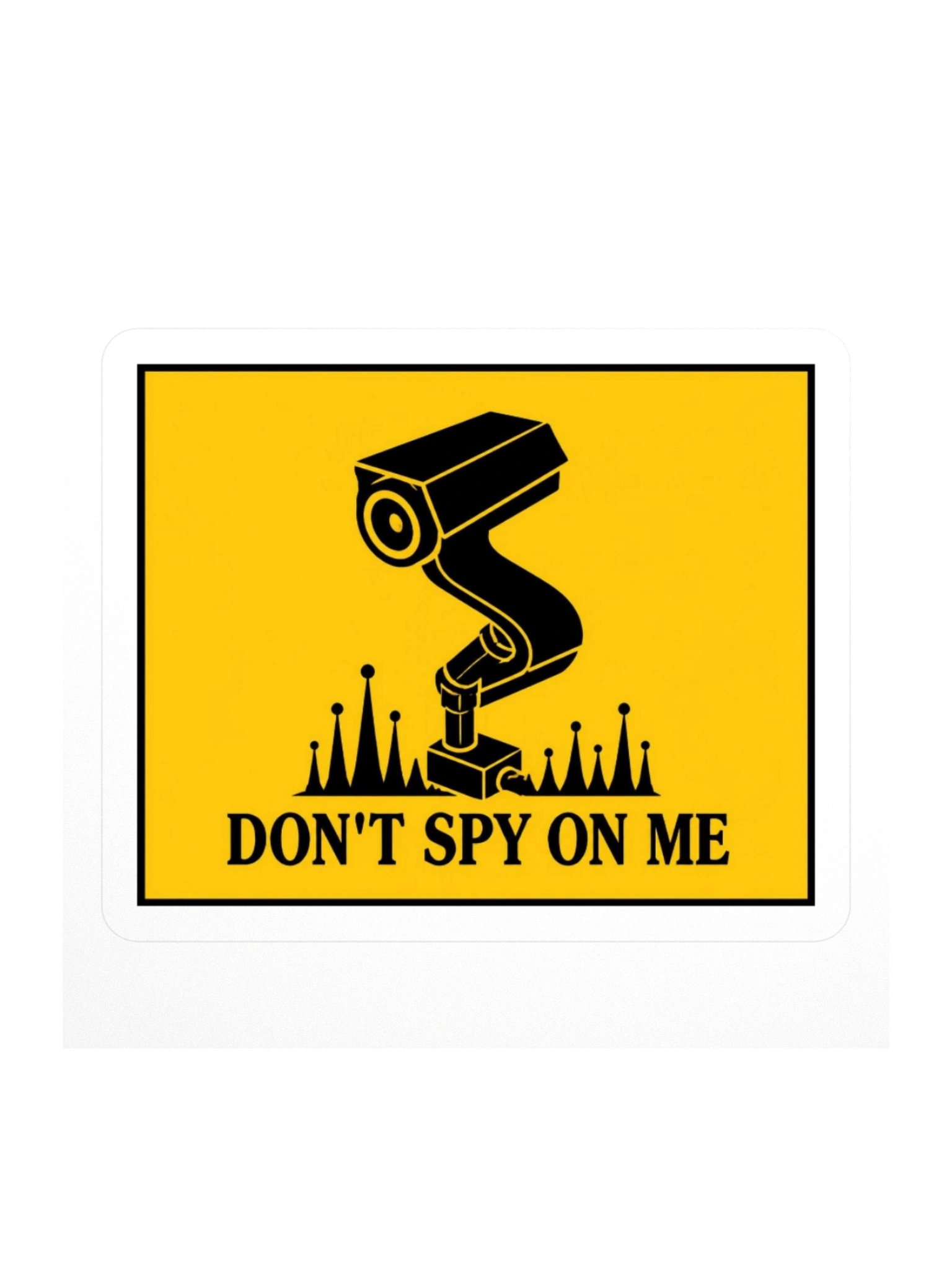 "Flock" Don’t Spy on Me Sticker product image (1)