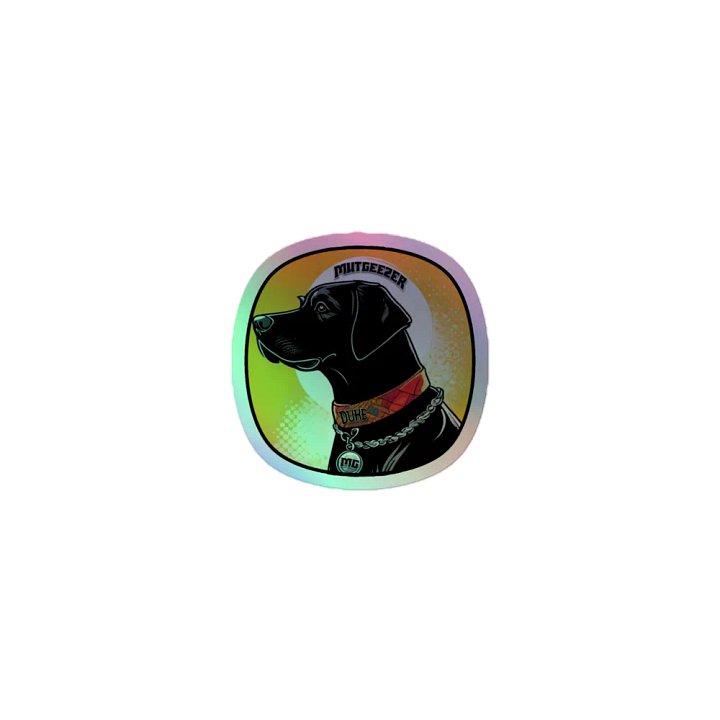Duke Kiss-Cut Holographic Sticker Sheet product image (1)