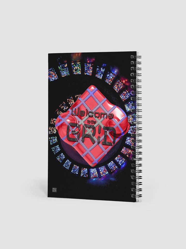 Flamedra Grid Spiral Notebook product image (2)